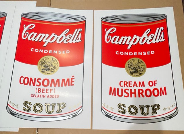 Campbell's Soup Can I Cream of Mushroom 11.53 - Sunday B. Morning