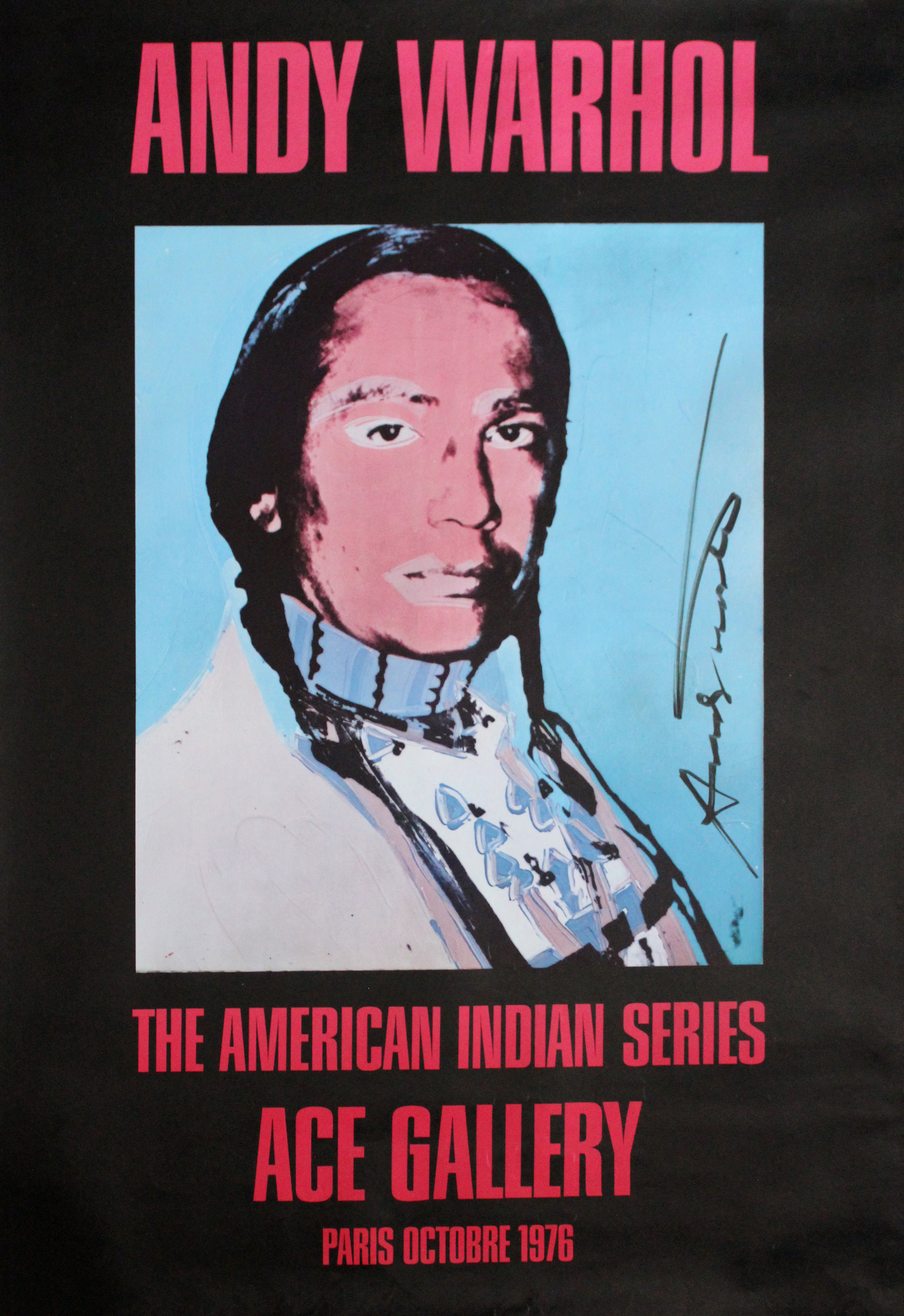 Ace Gallery Exhibition Poster “The American Indian Series” (Signed)