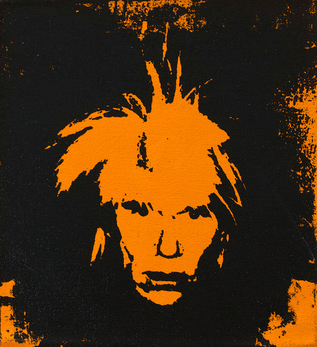 Fright Wig (Orange) - Canvas Print