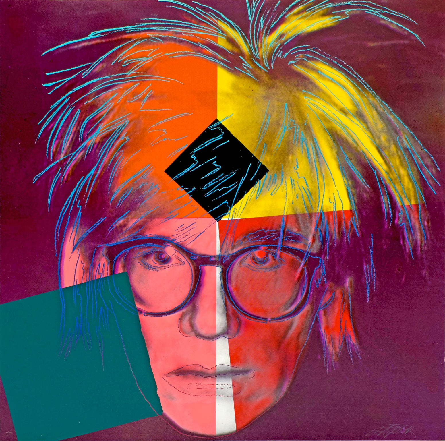 Andy Warhol Self-Portrait, Screenprint
