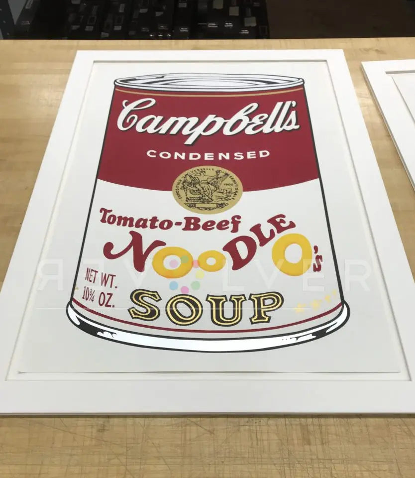 Andy Warhol - Campbell's Soup Cans II: Tomato-Beef Noodle O's (FS II.61)