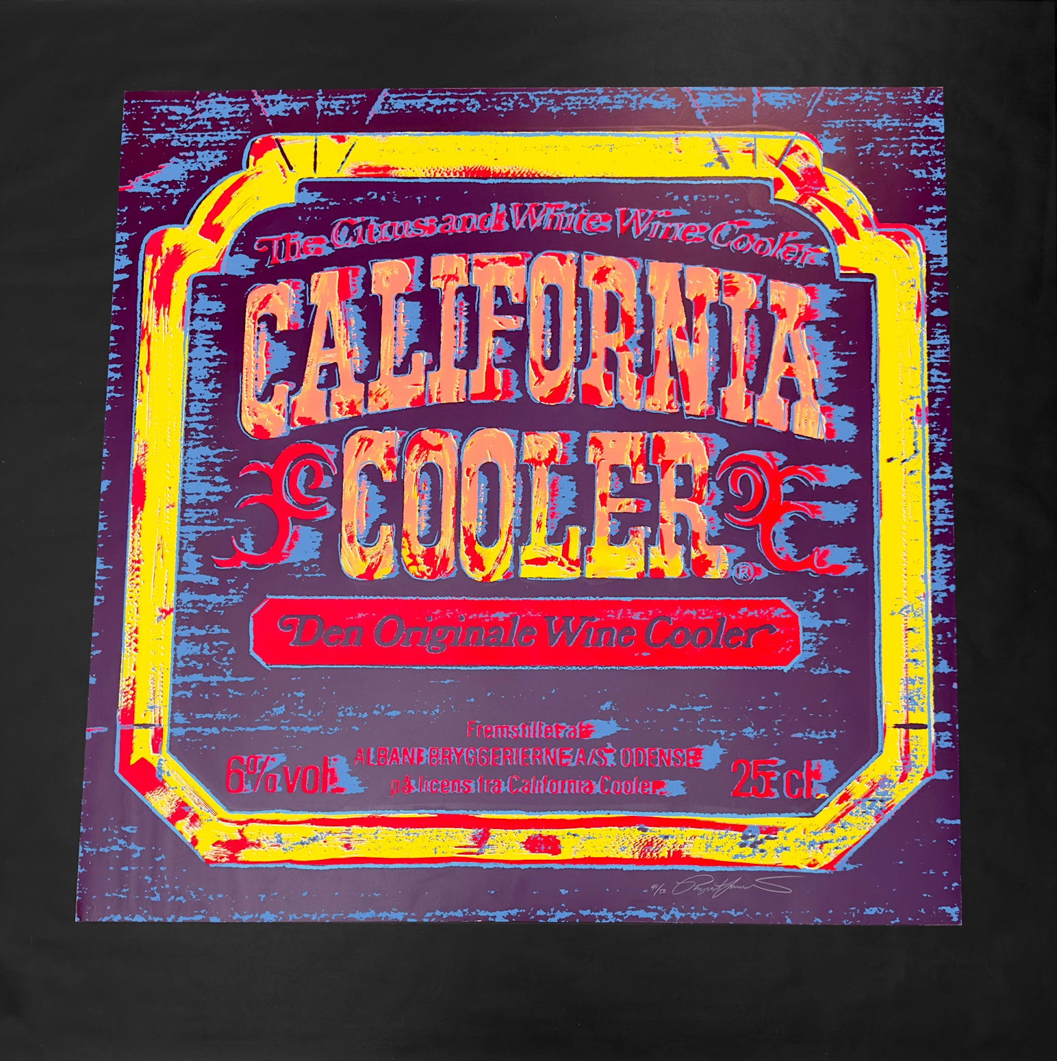 California Cooler, Screenprint
