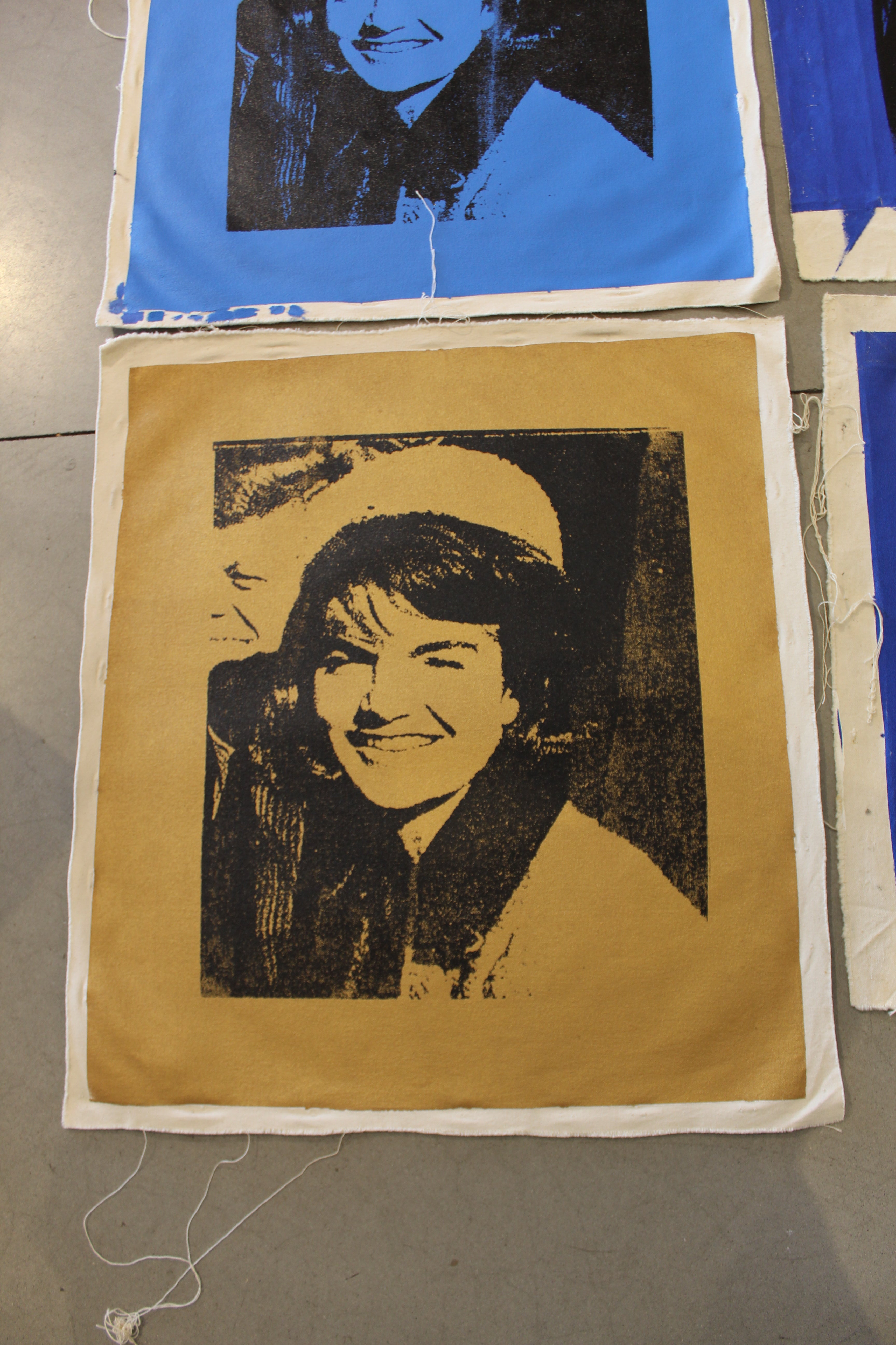 Jackie Kennedy (Gold) - Canvas Print