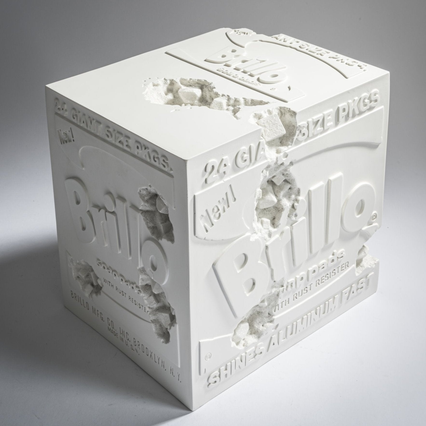 Eroded Brillo Box - Daniel Arsham | Revolver Gallery