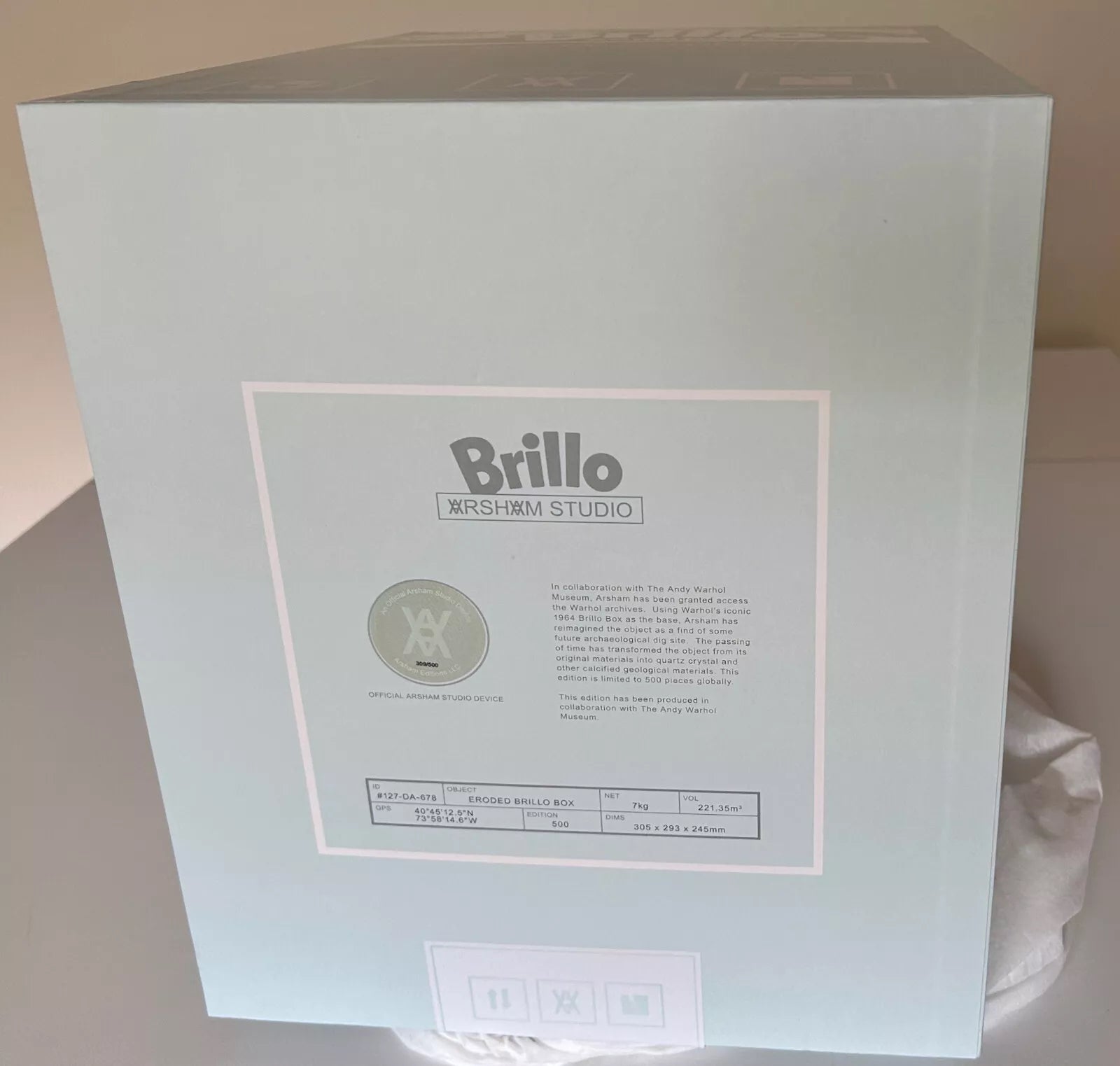 Eroded Brillo Box