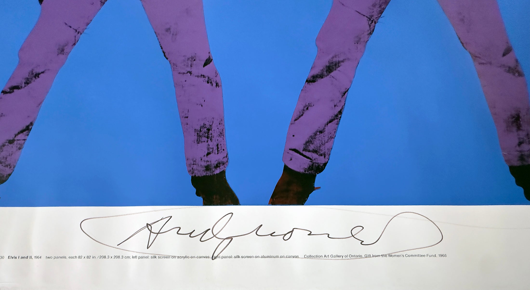 Elvis I and II Poster (Signed)
