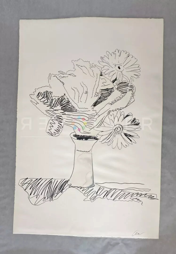 Andy Warhol - Flowers (Hand-Colored) (FS II.113)