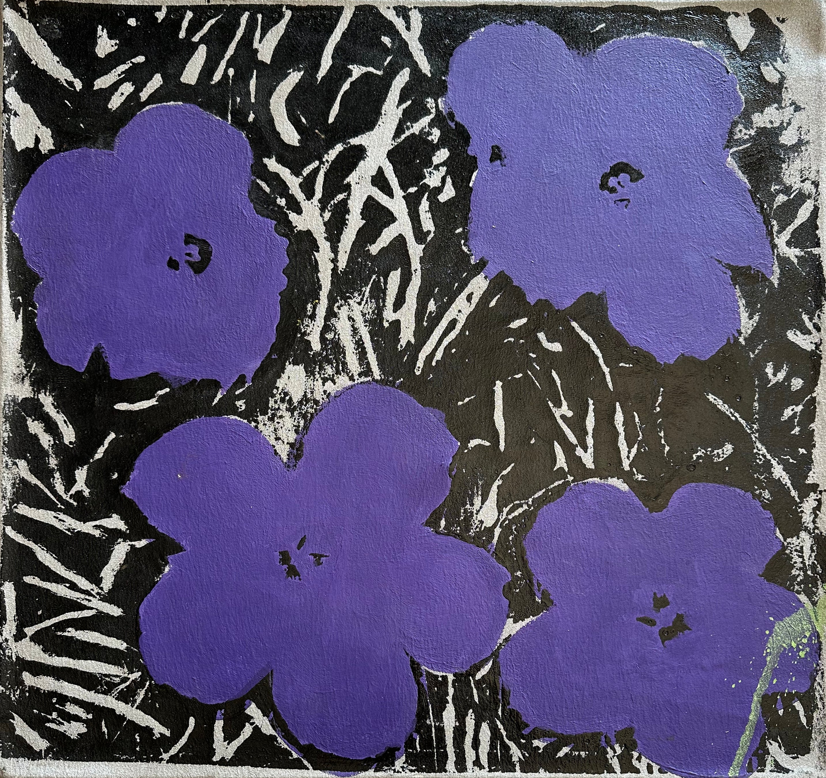 Flowers (Purple) - Canvas Print