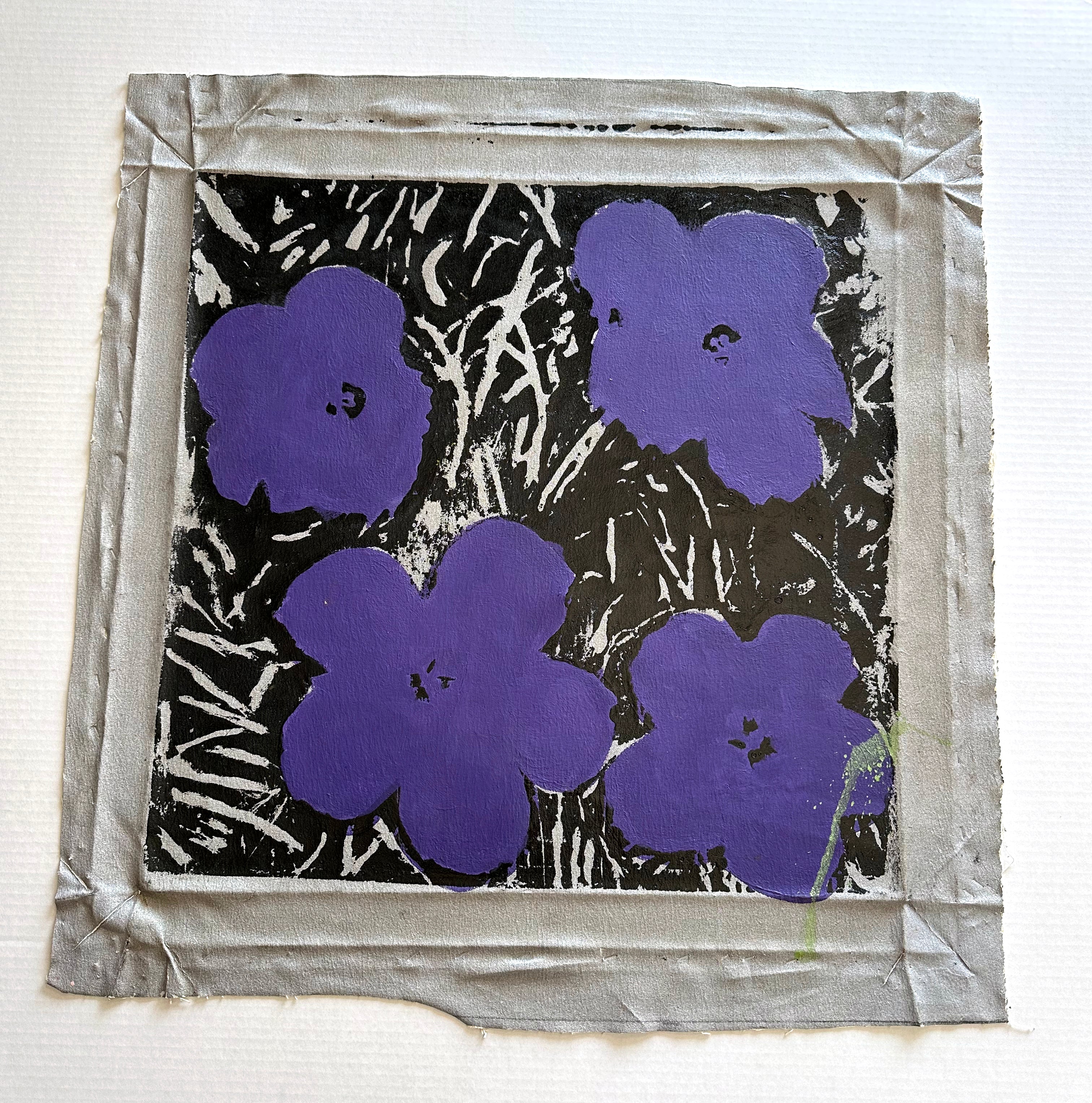 Flowers (Purple) - Canvas Print