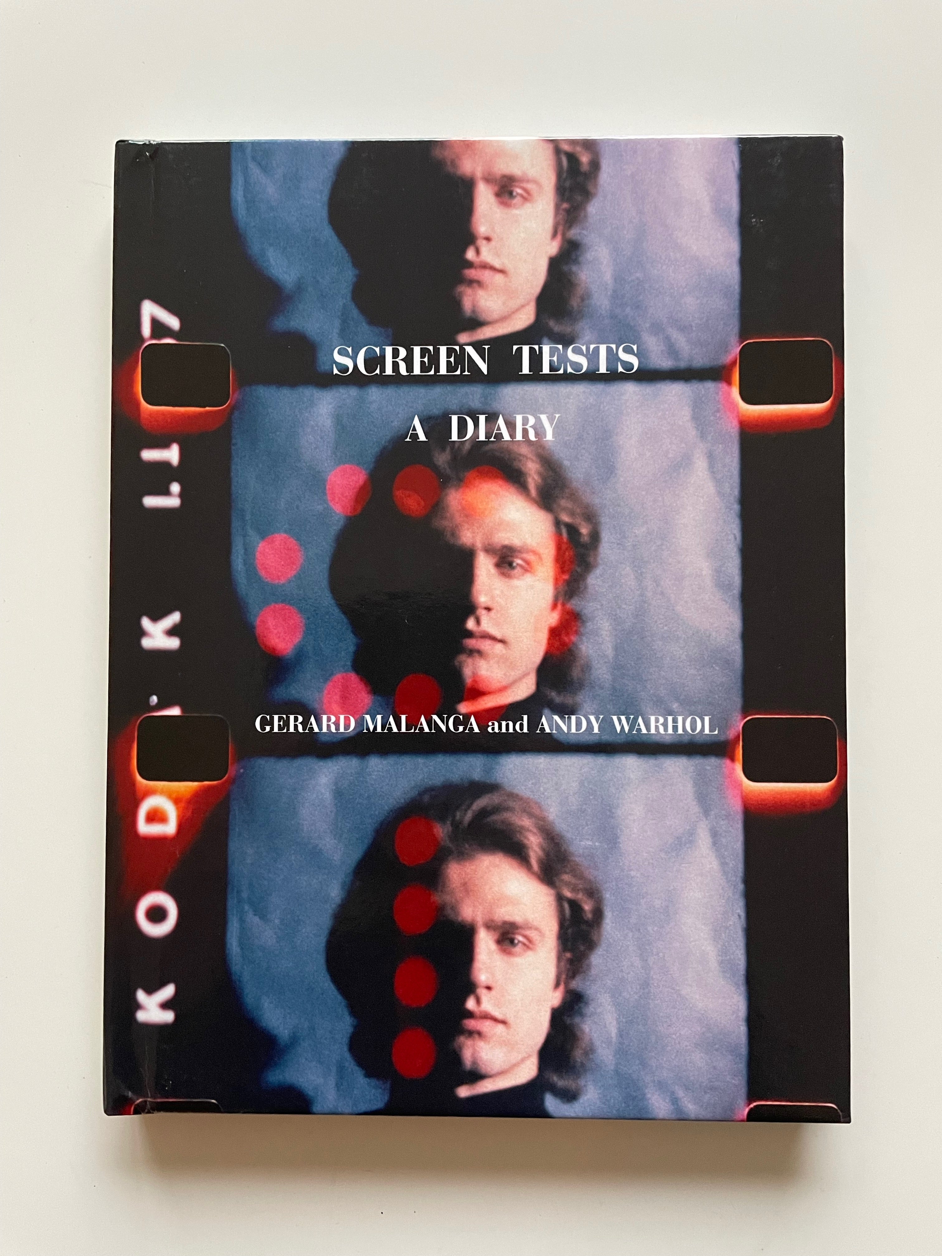 Screen Tests / A Diary, by Gerard Malanga and Andy Warhol - Autographed Book