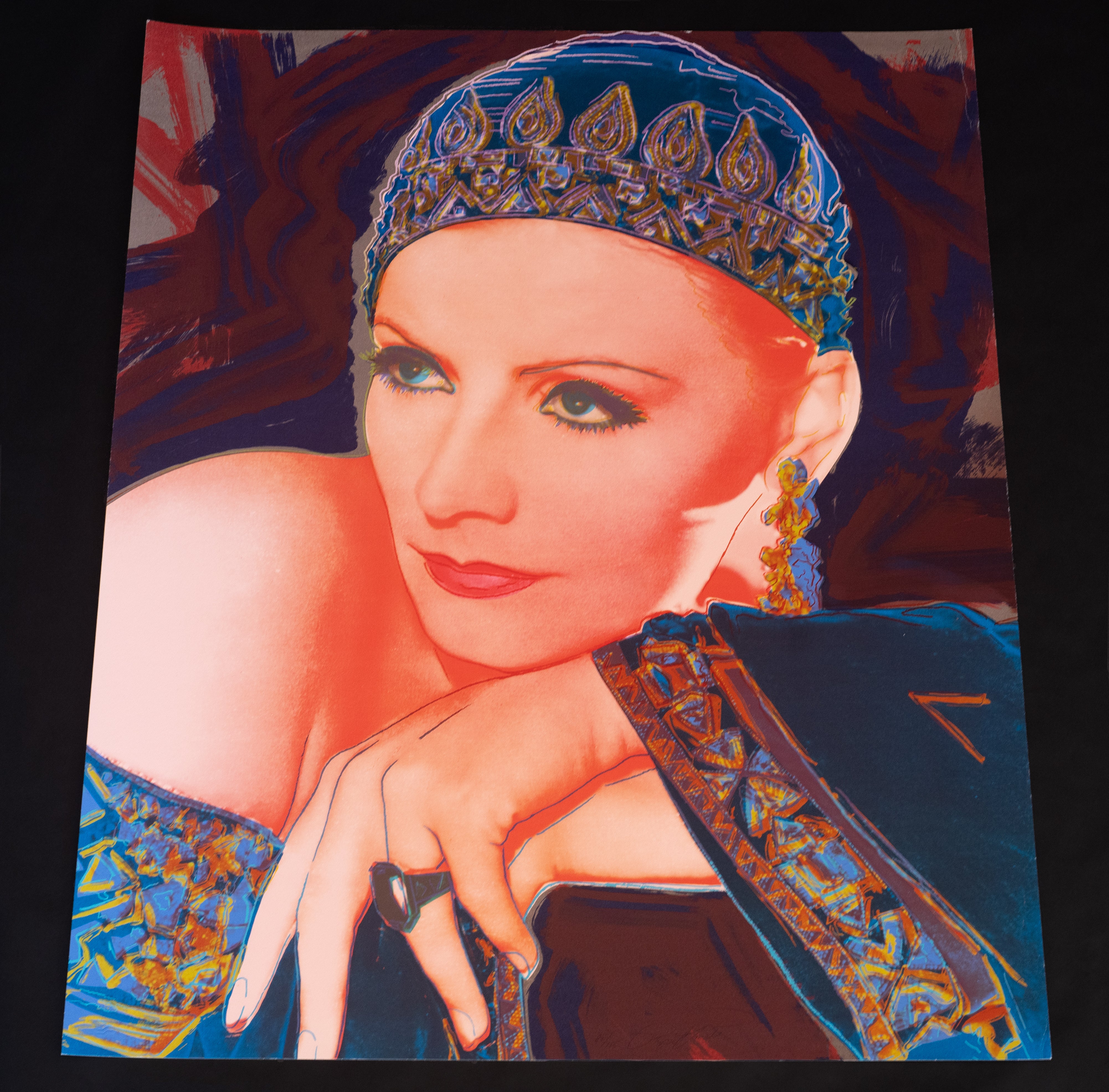 Greta Garbo 1, Screenprint and Acrylic