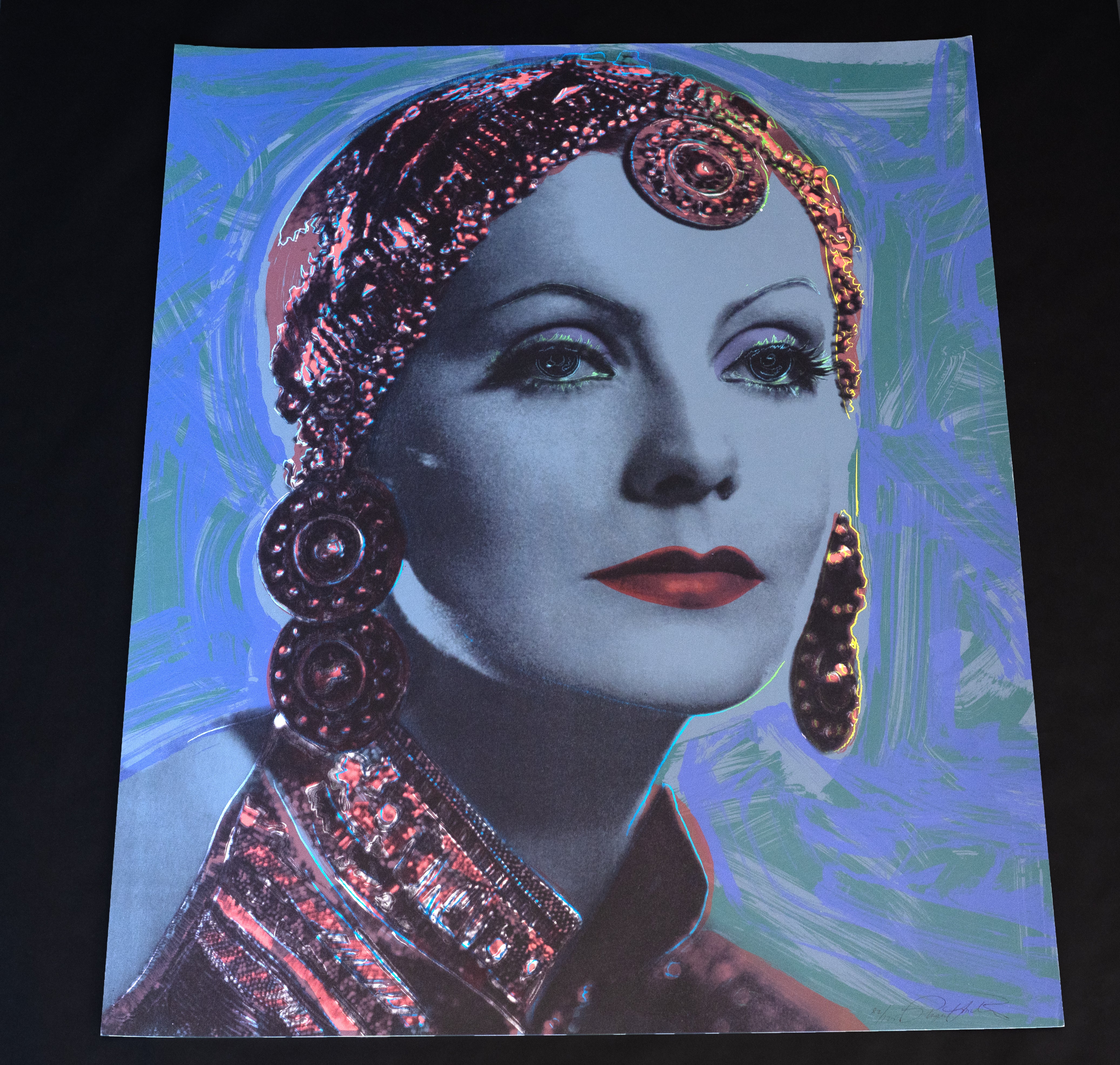 Greta Garbo 2, Screenprint and Acrylic
