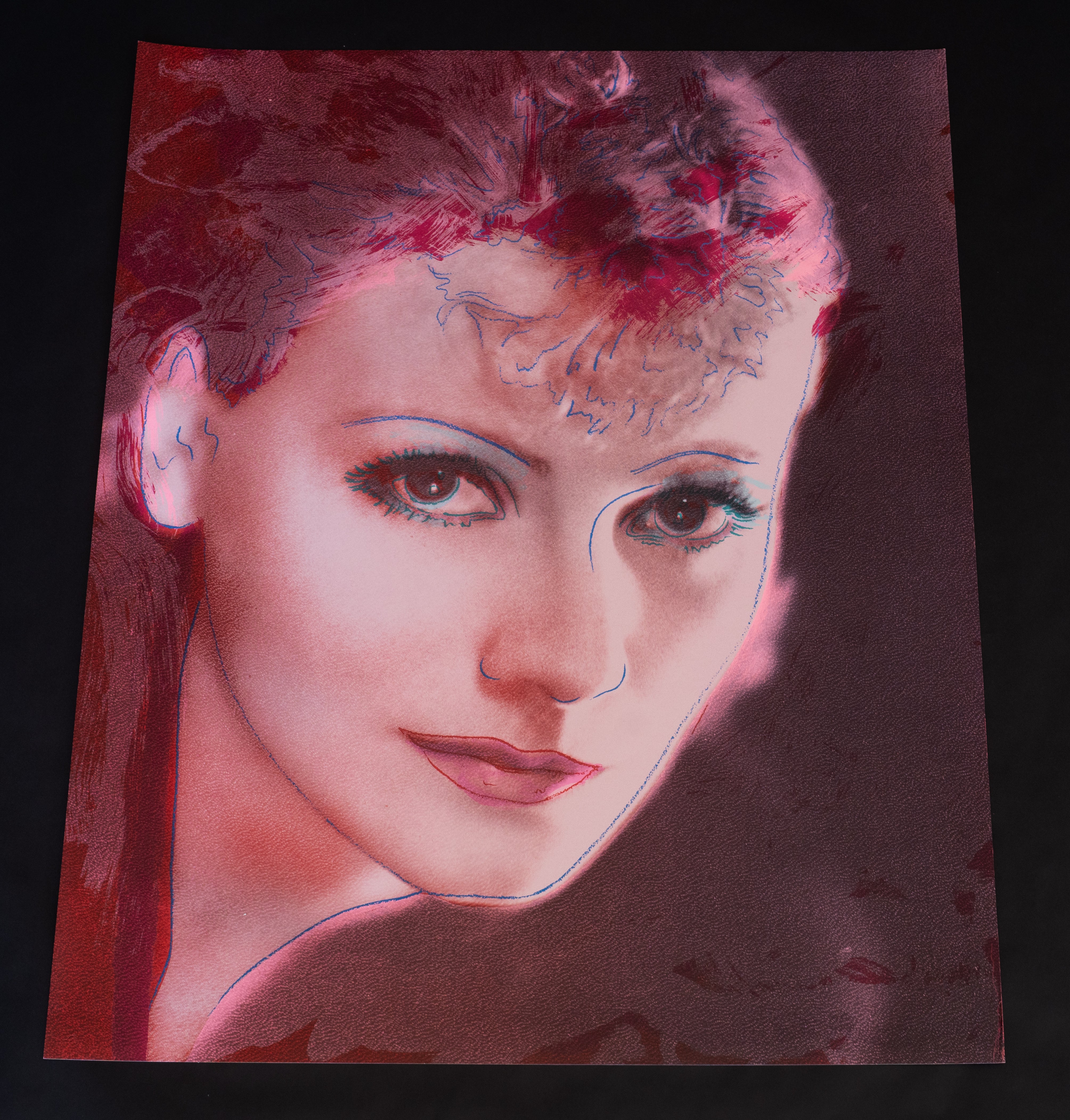 Greta Garbo 3, Screenprint and Acrylic