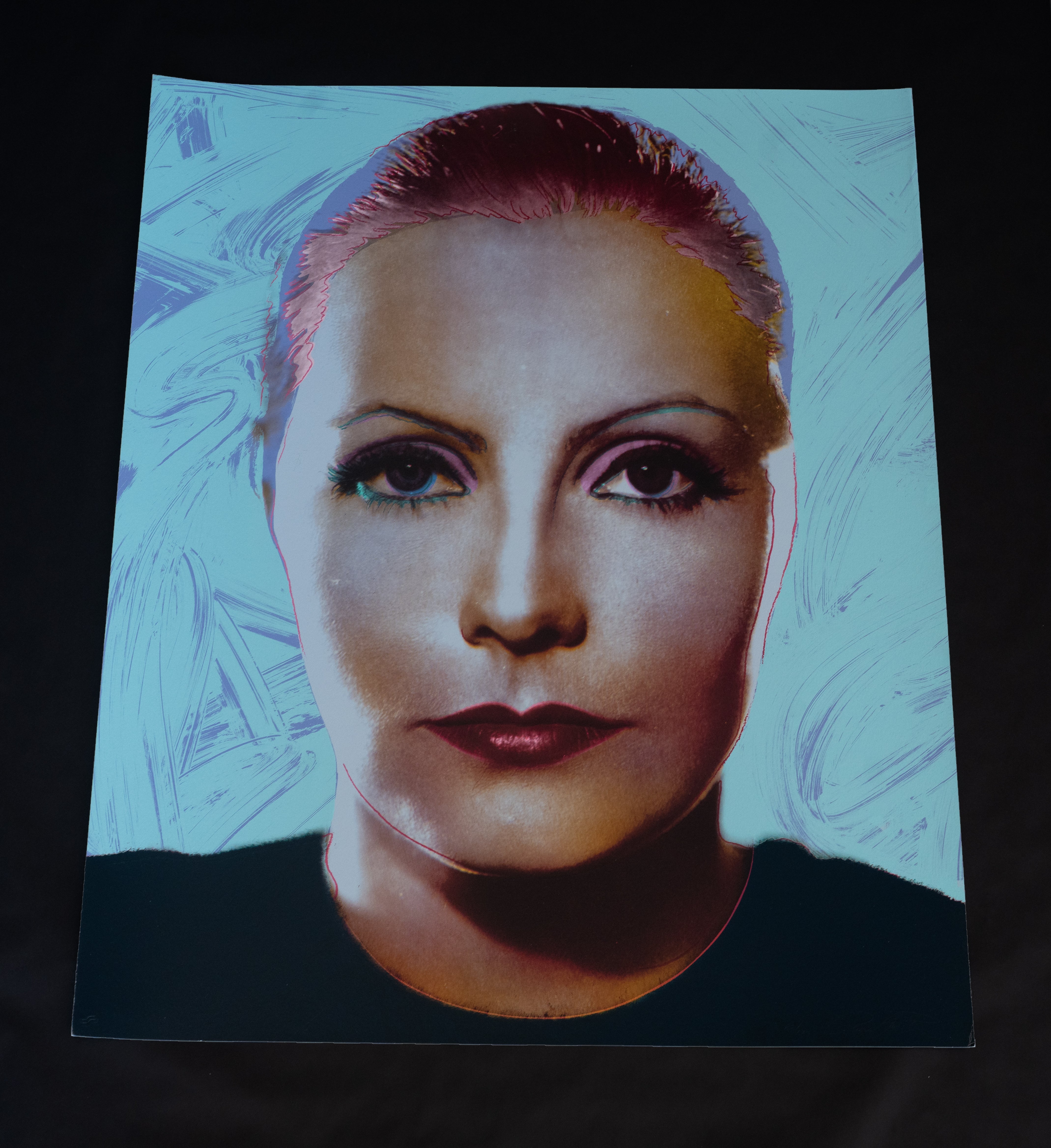 Greta Garbo 6, Screenprint and Acrylic