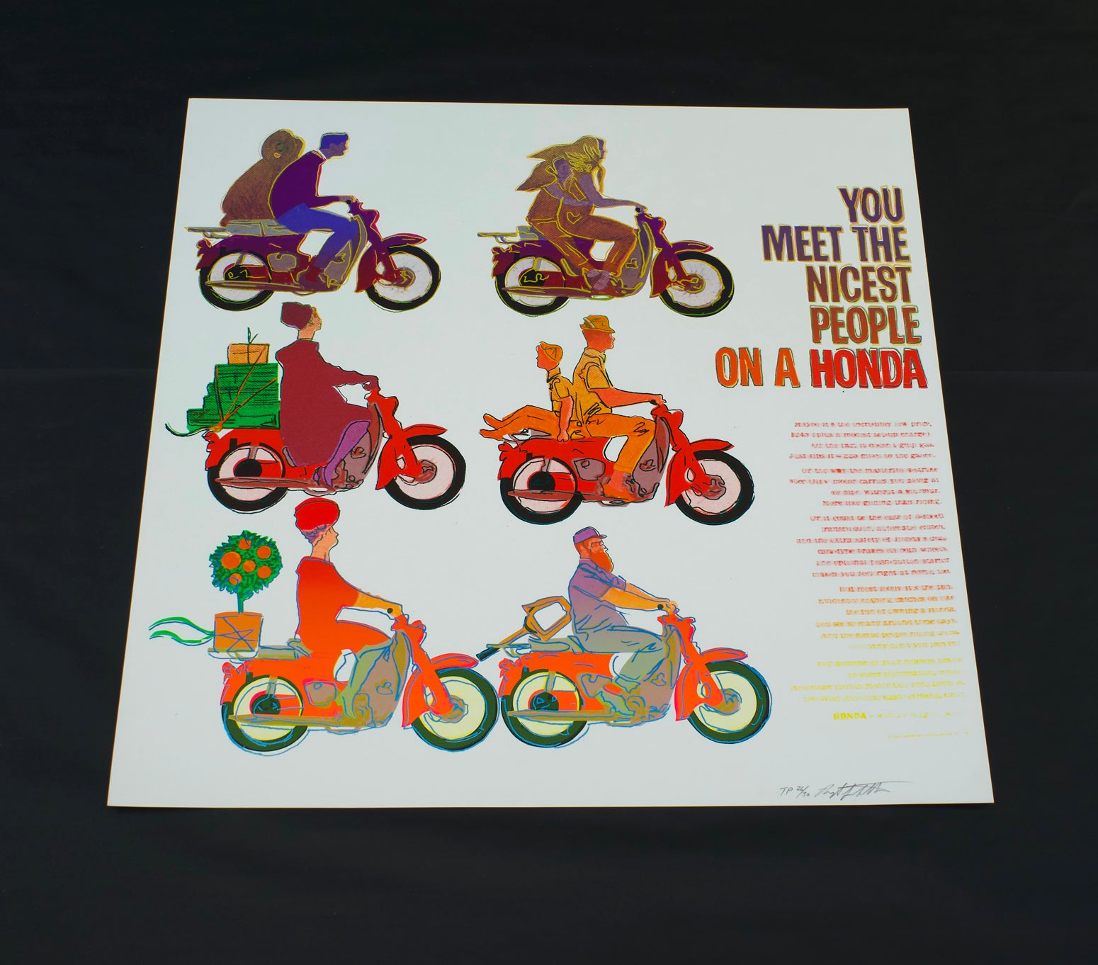 Honda (Trial Proof), Screenprint