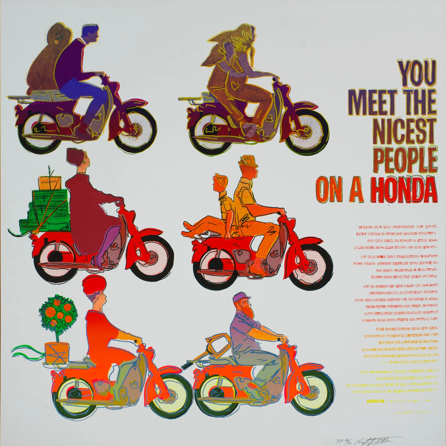 Honda (Trial Proof), Screenprint