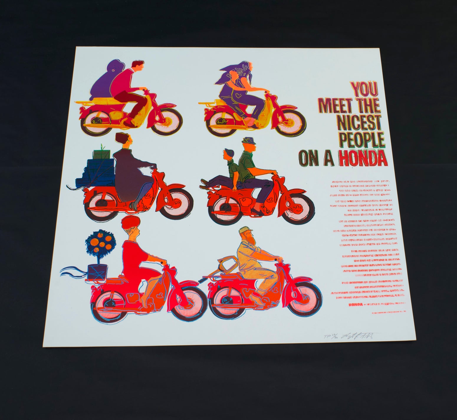 Honda (Trial Proof), Screenprint