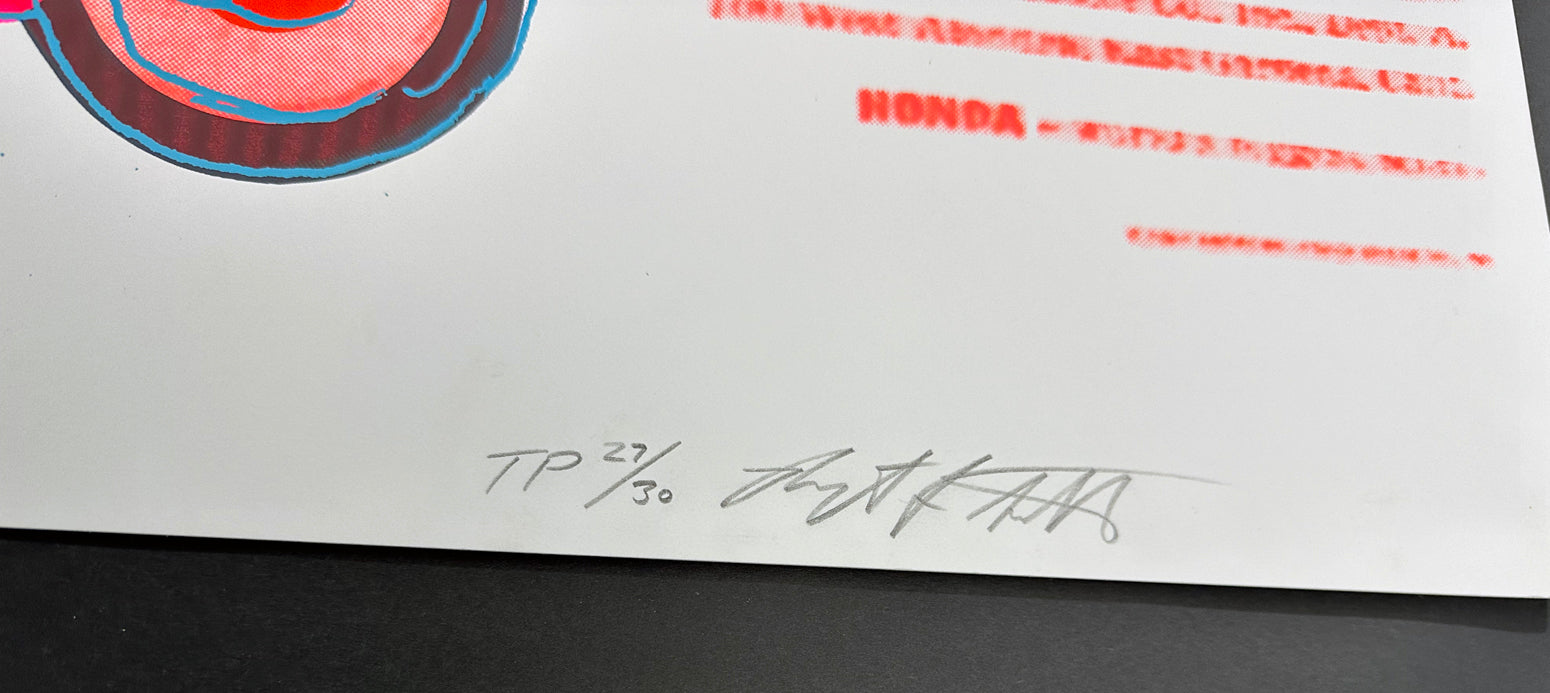 Honda (Trial Proof), Screenprint