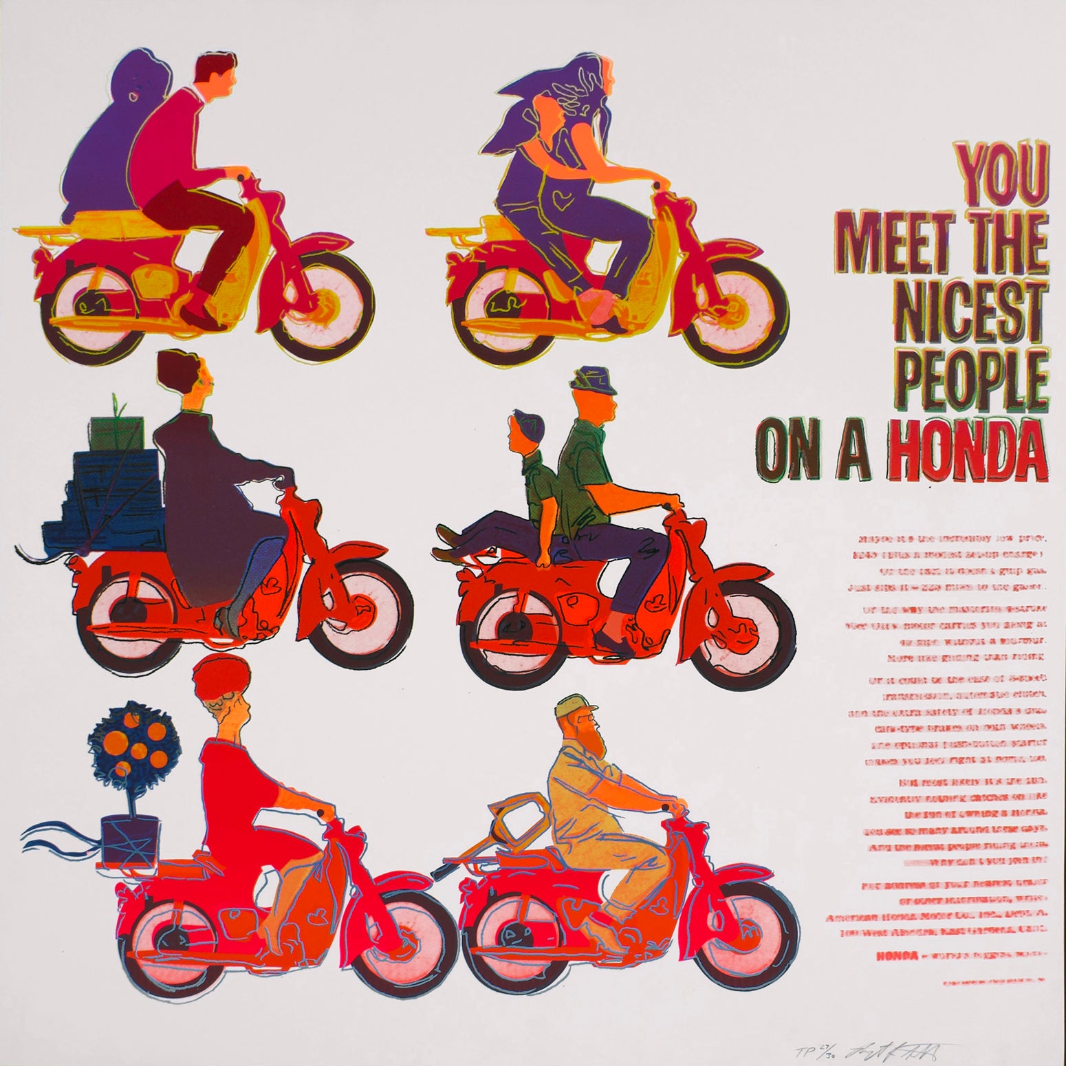 Honda (Trial Proof), Screenprint