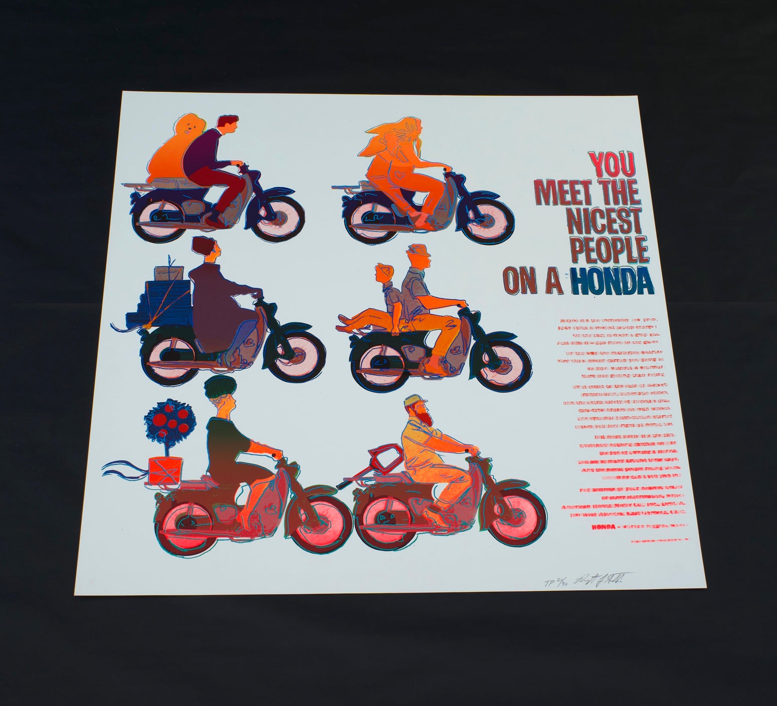 Honda (Trial Proof), Screenprint