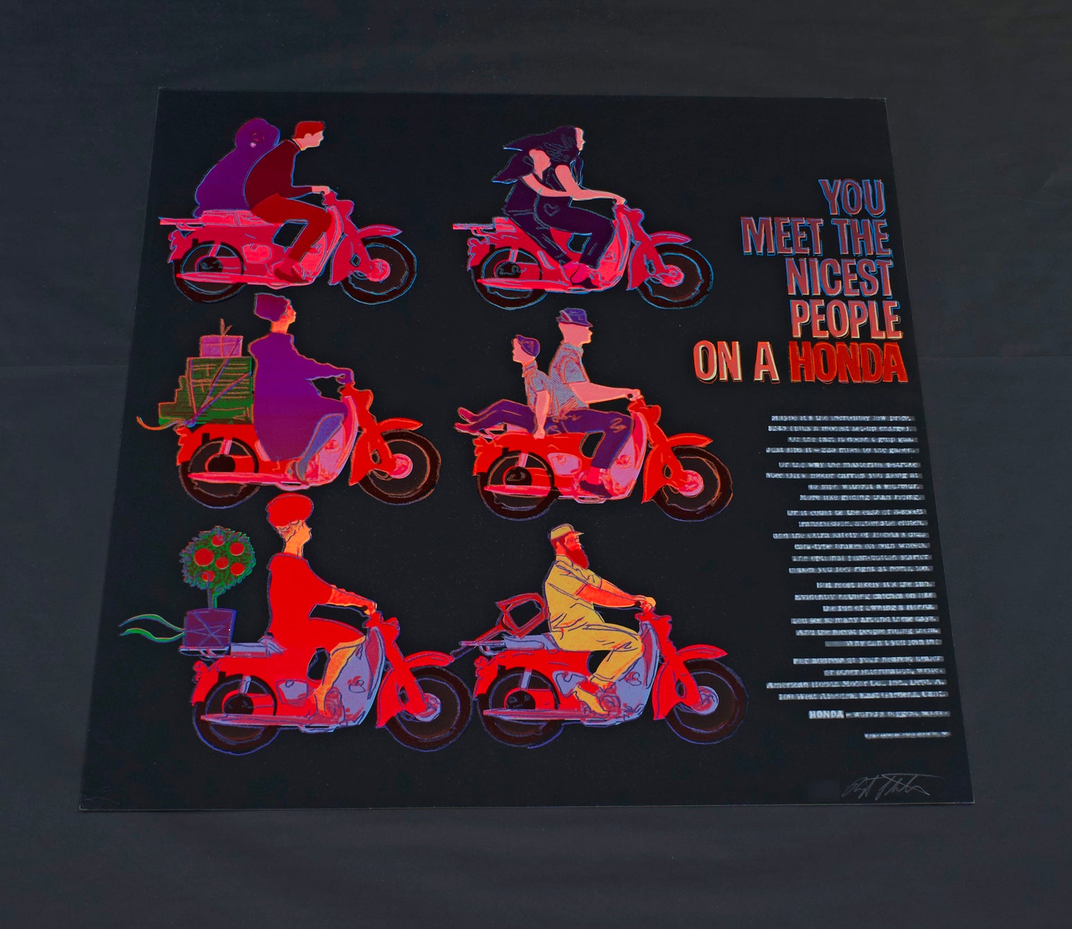 Honda (from the Homage to Andy Warhol Portfolio), Screenprint