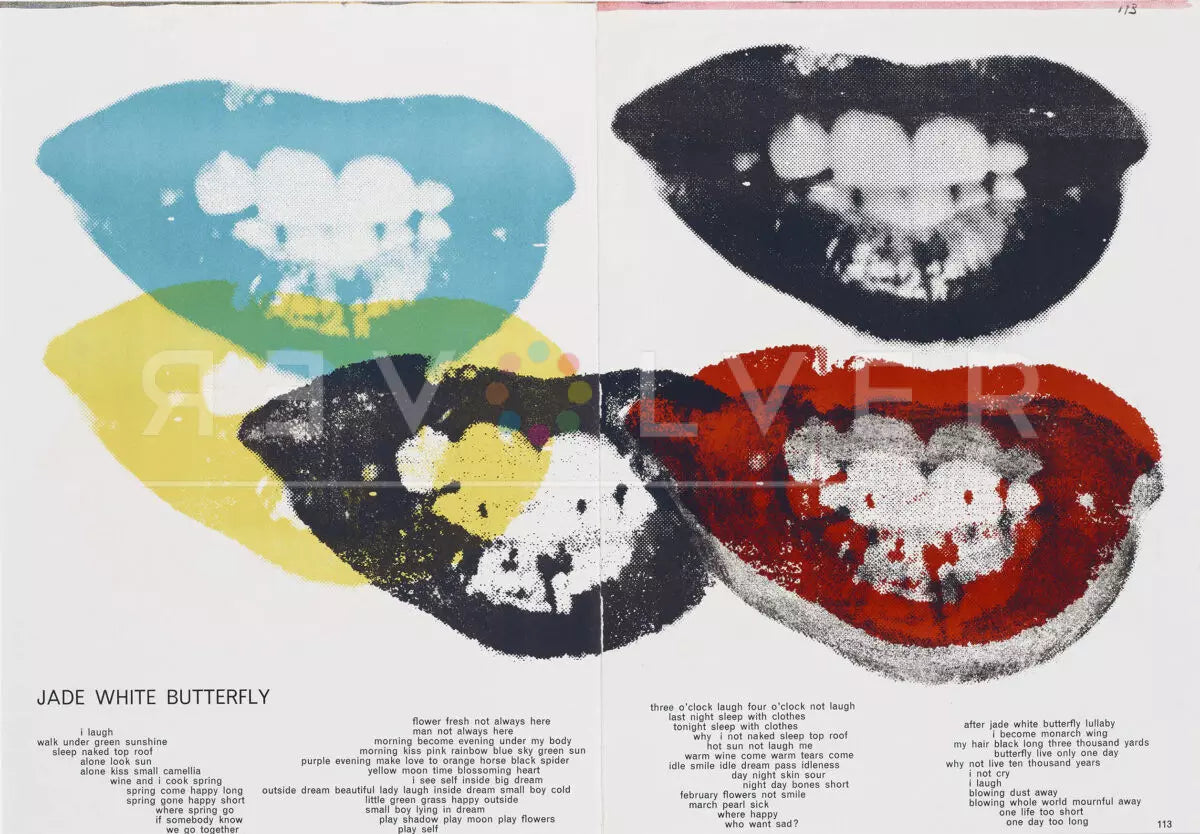 Andy Warhol - Marilyn Monroe I Love Your Kiss Forever Forever (FS II.5)