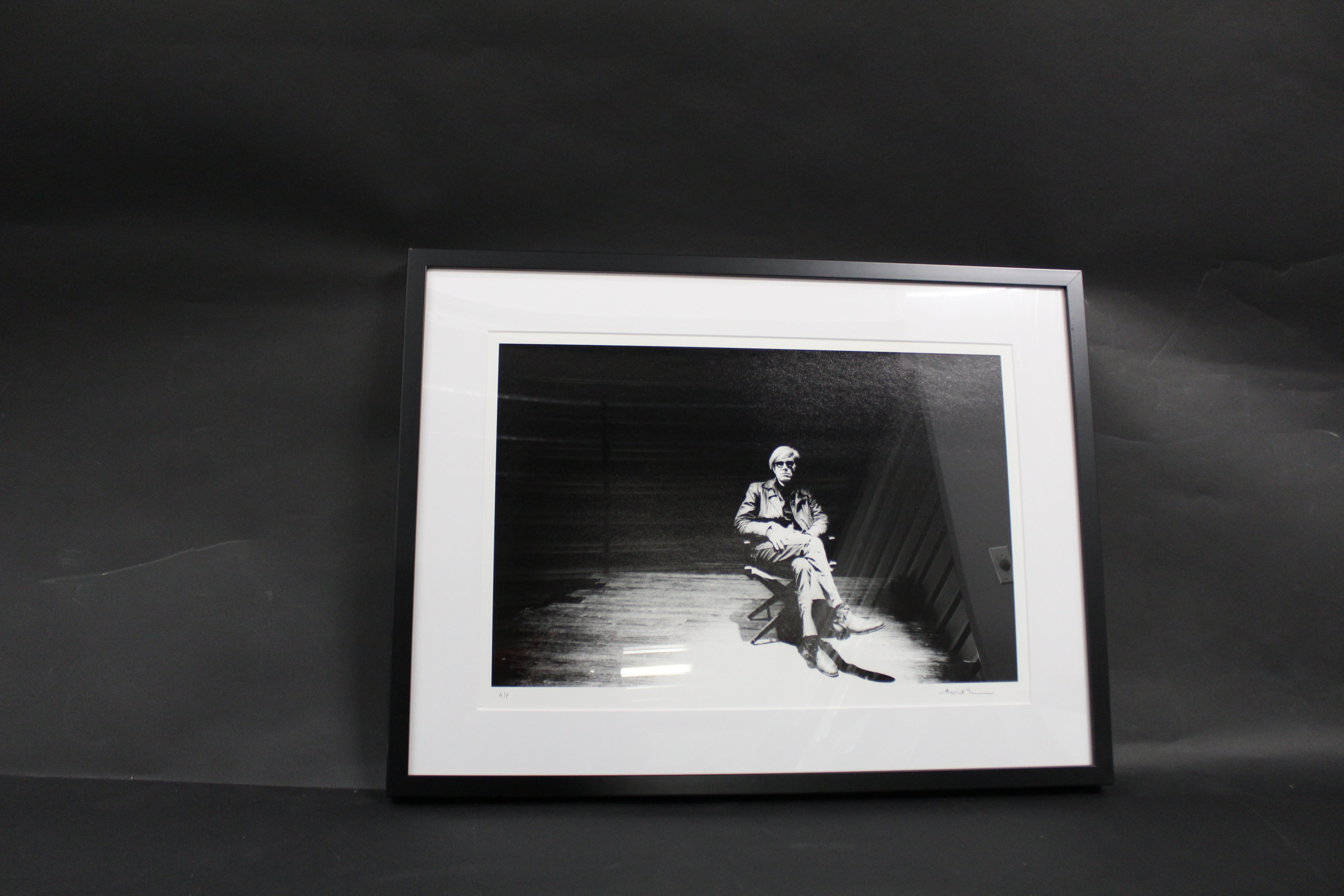 Andy Sitting, photograph by Marshall Swerman