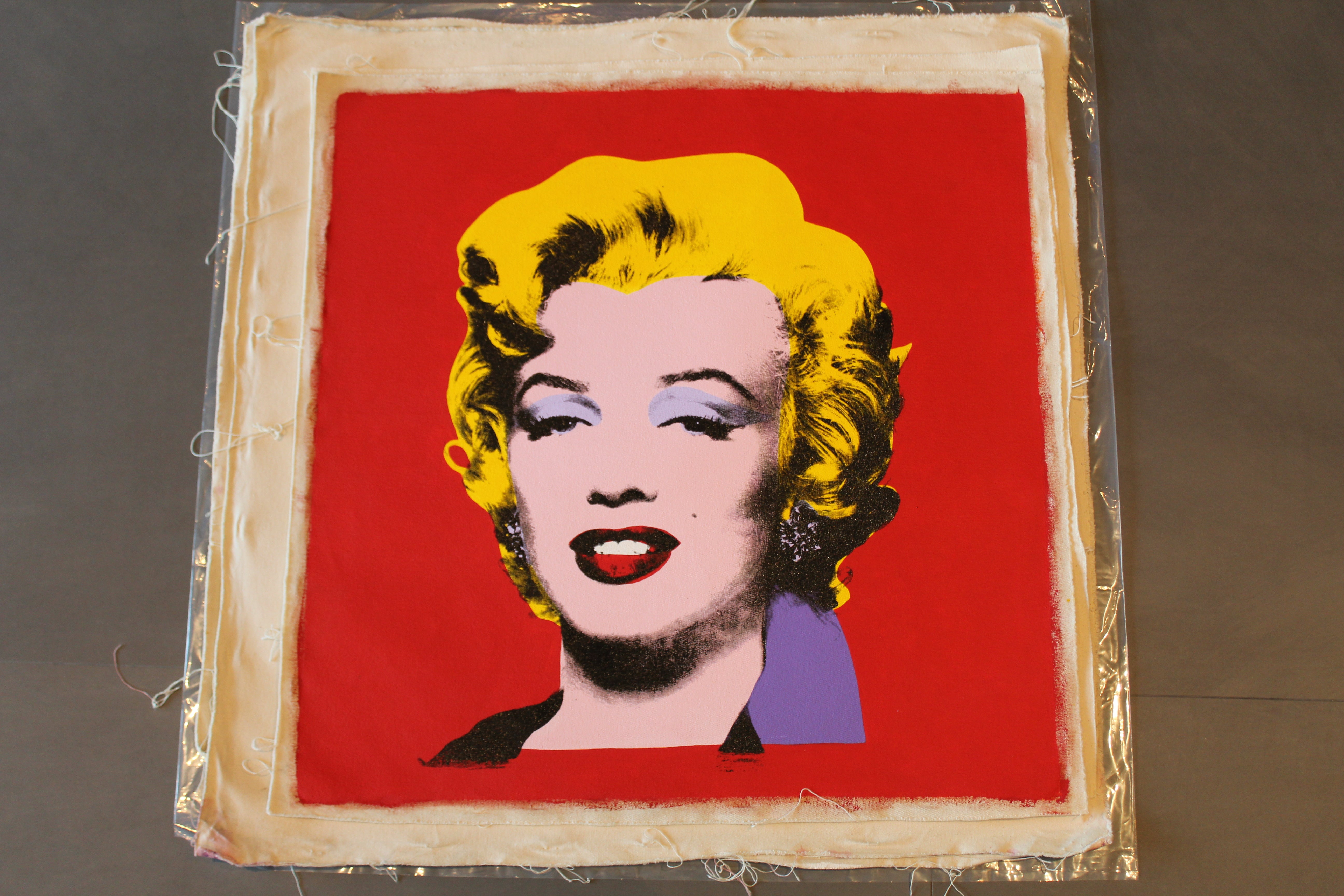 Marilyn Monroe (Red) - Canvas Print