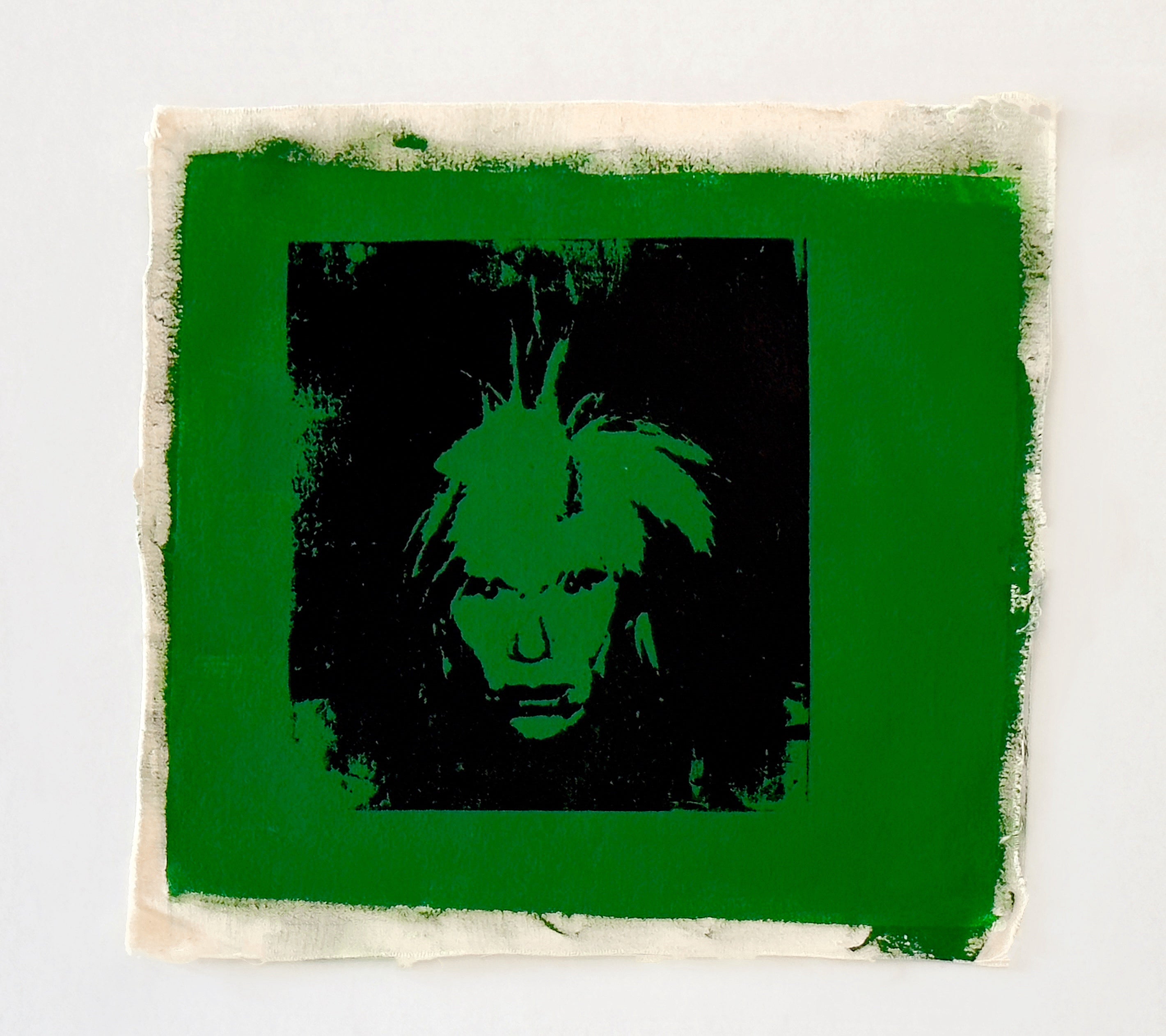 Fright Wig (Green) - Canvas Print