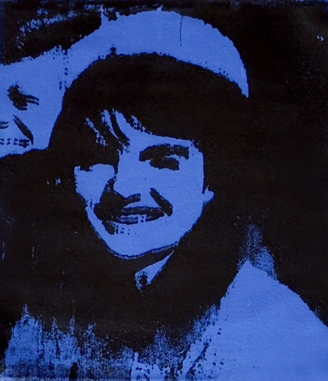 Jackie Kennedy (Blue) - Canvas Print