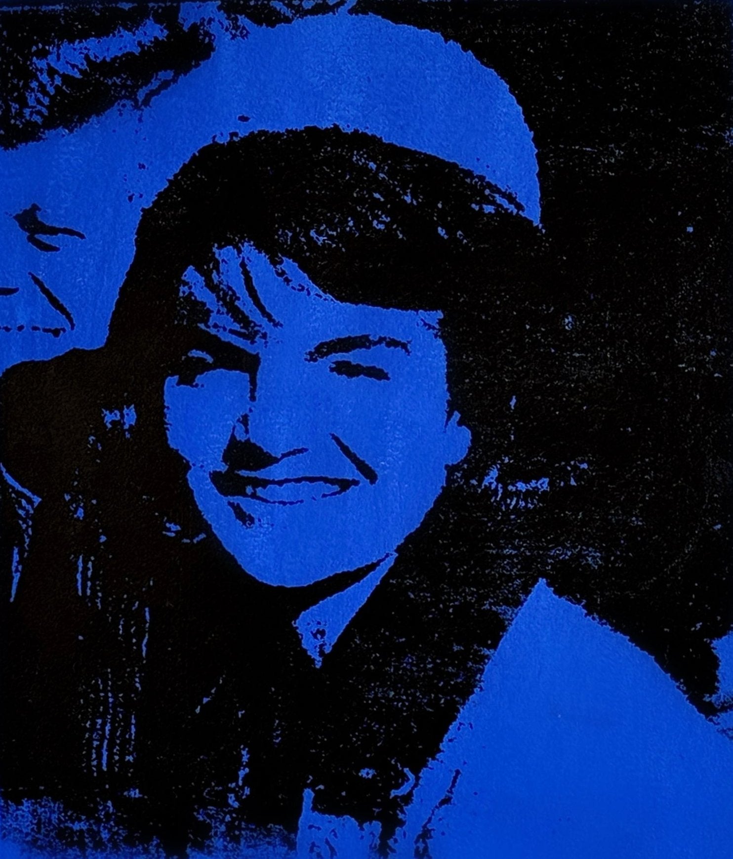 Jackie Kennedy (Blue) - Canvas Print