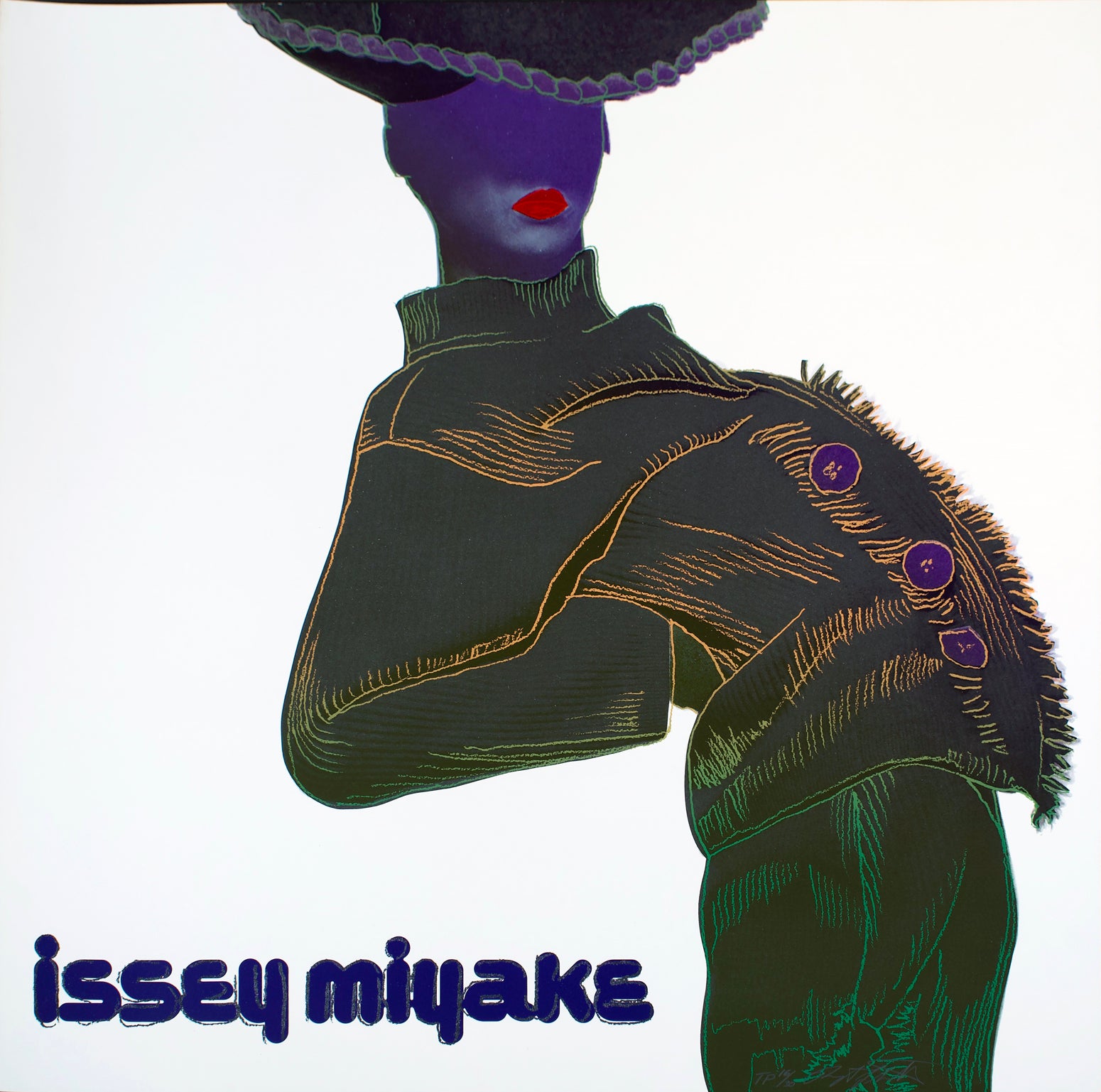 Issey Miyake (Trial Proof), Screenprint