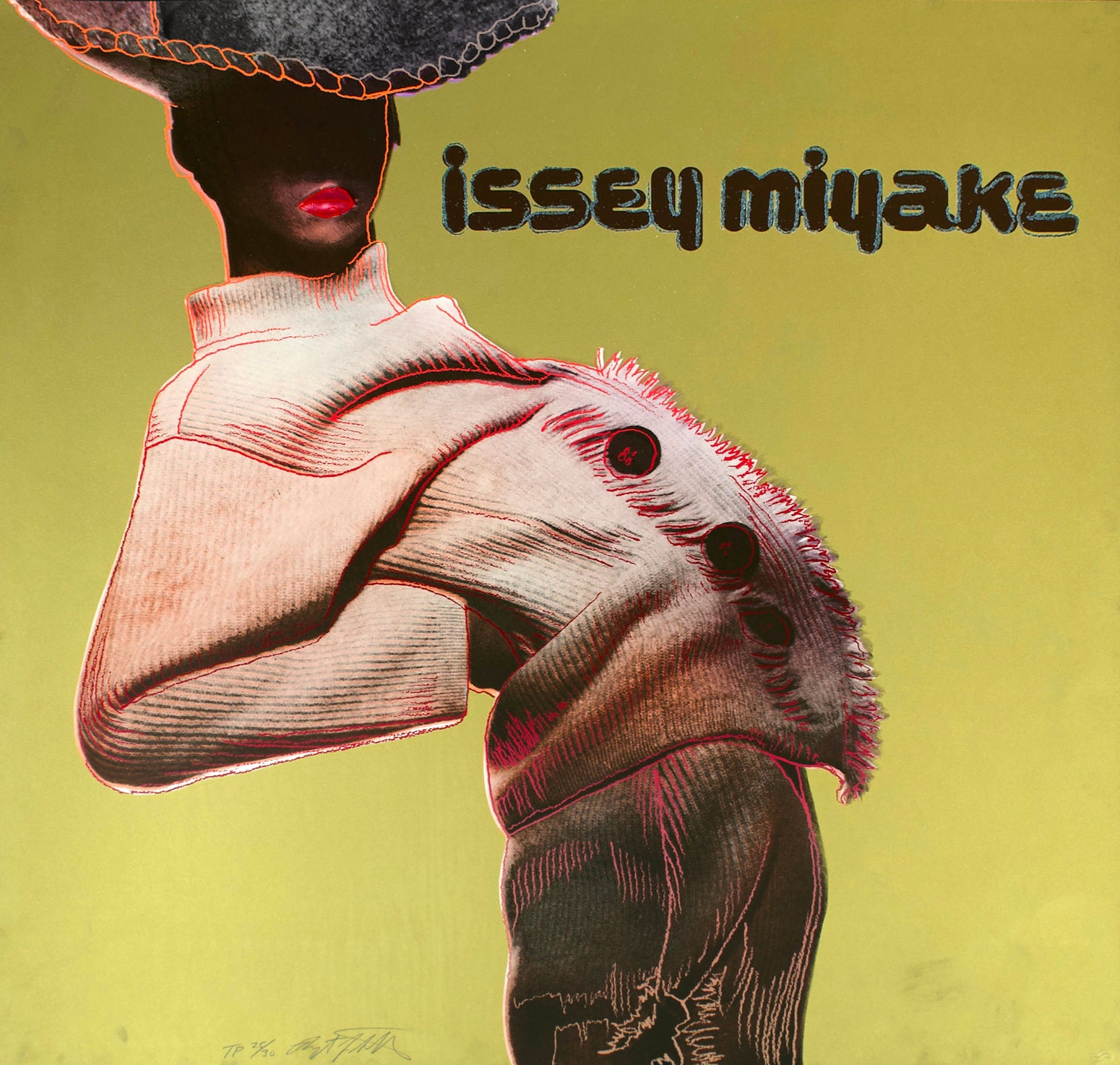 Issey Miyake (Trial Proof), Screenprint