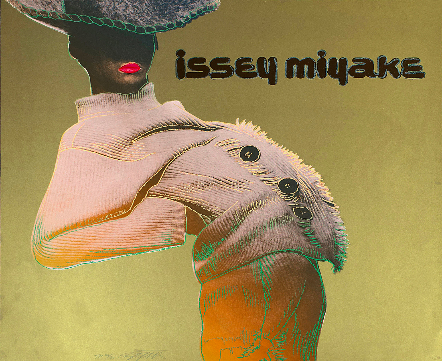 Issey Miyake (Trial Proof), Screenprint