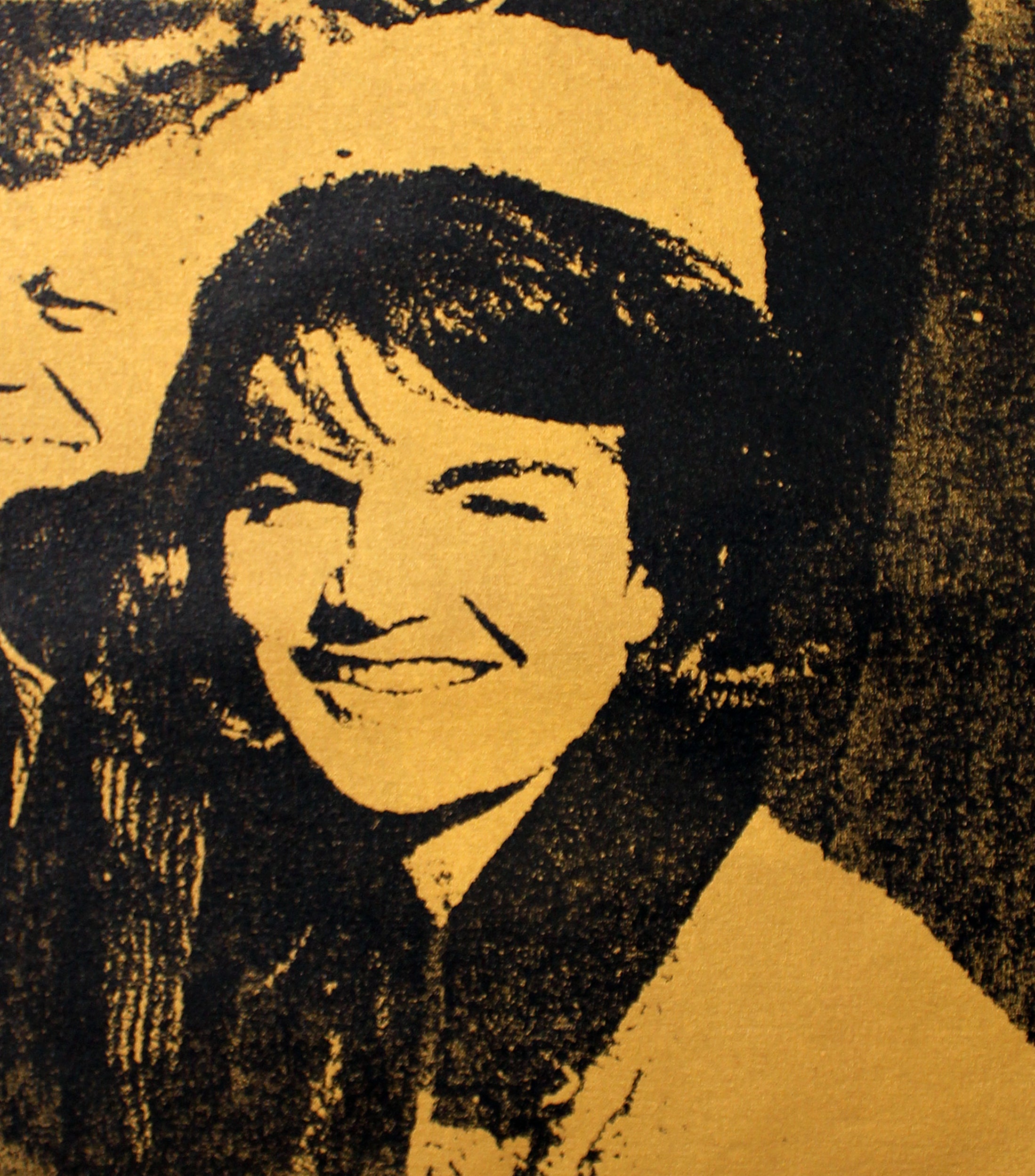 Jackie Kennedy (Gold) - Canvas Print