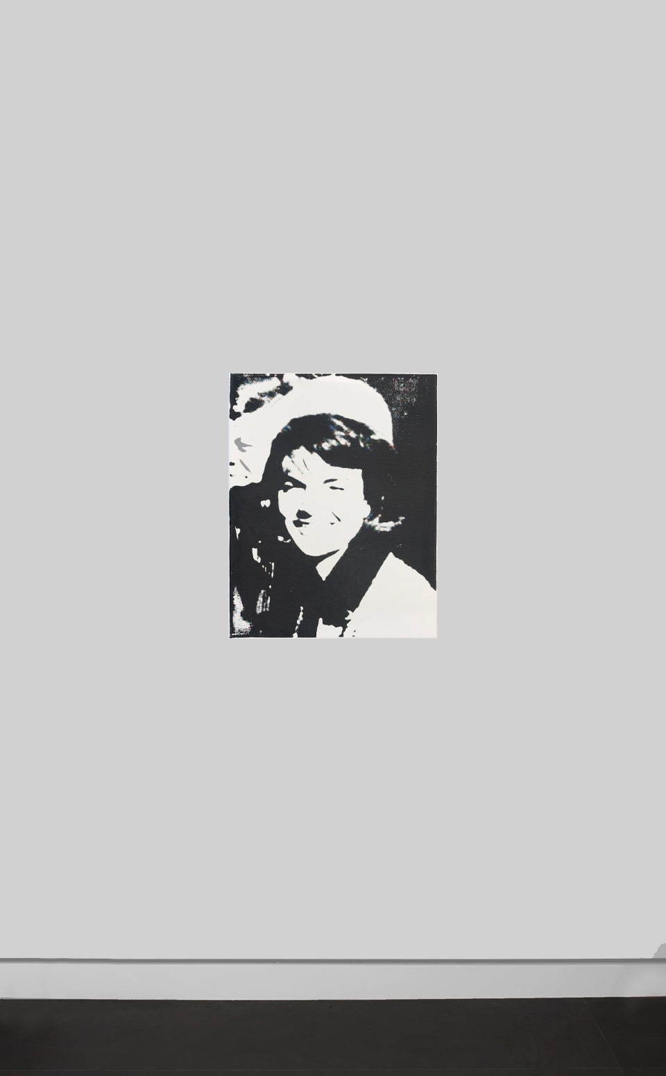 Jackie (White) - Screenprint on Canvas 16" x 20"