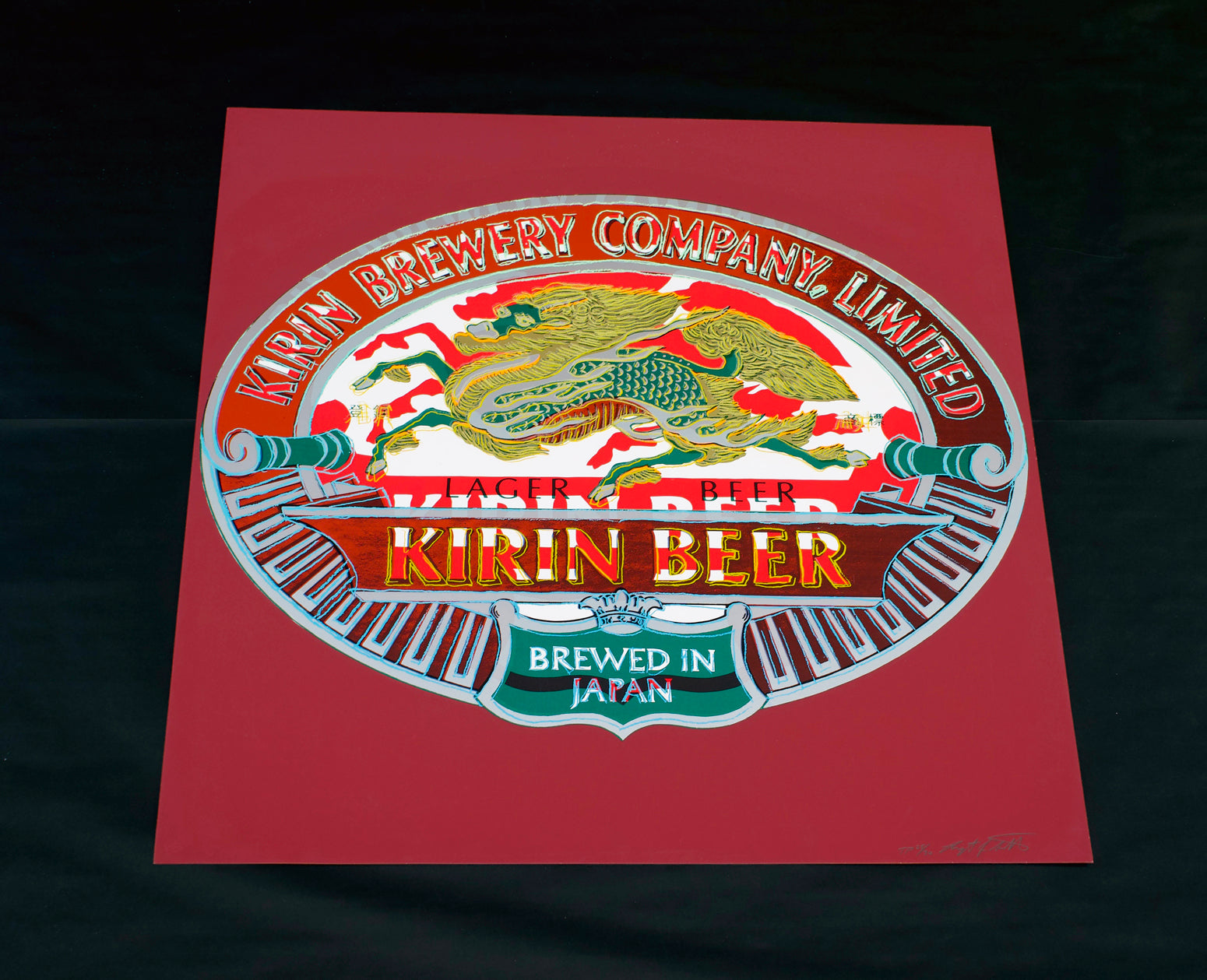 Kirin Beer (Trial Proof), Screenprint
