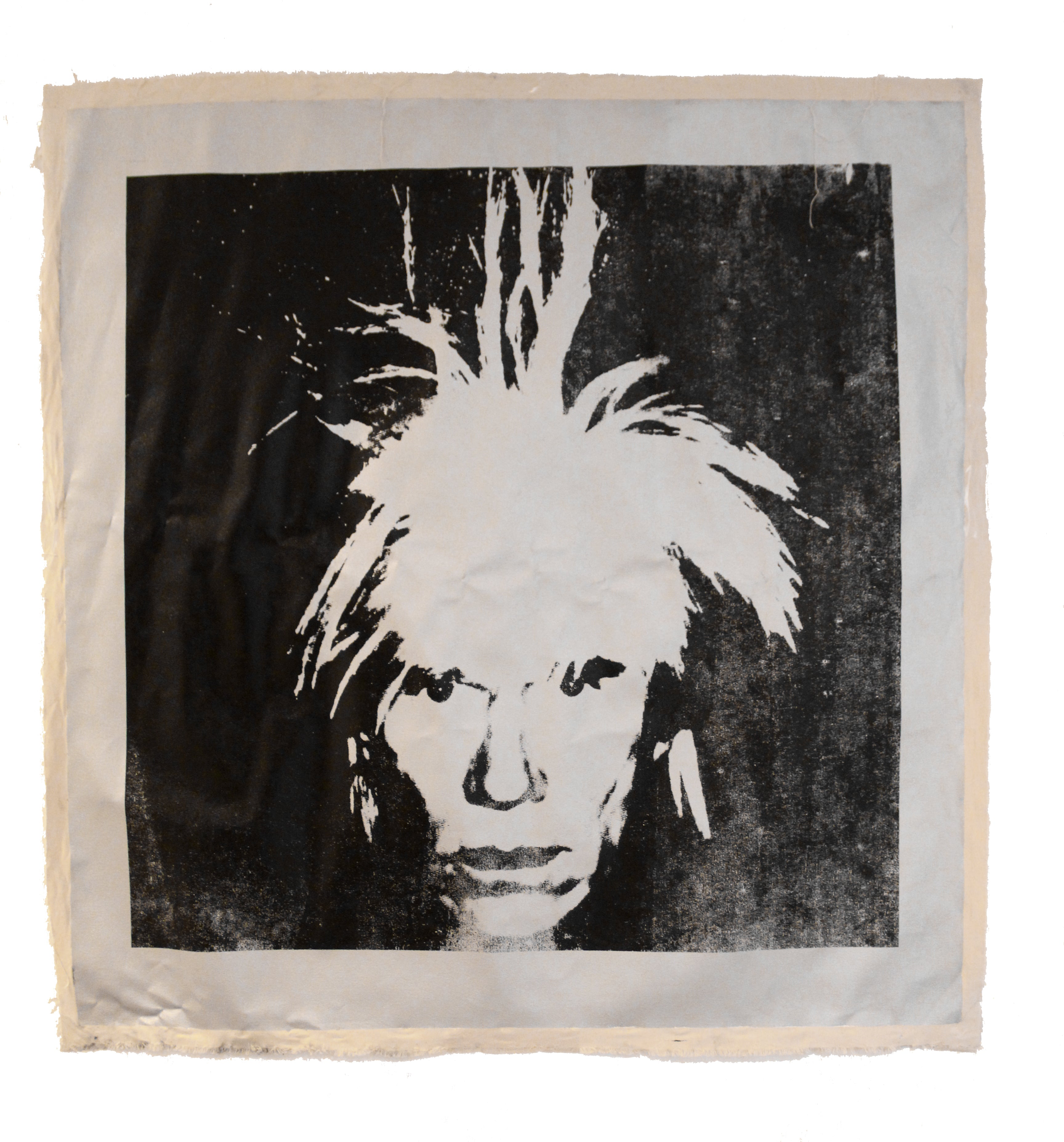 Fright Wig (Silver) - Canvas Print