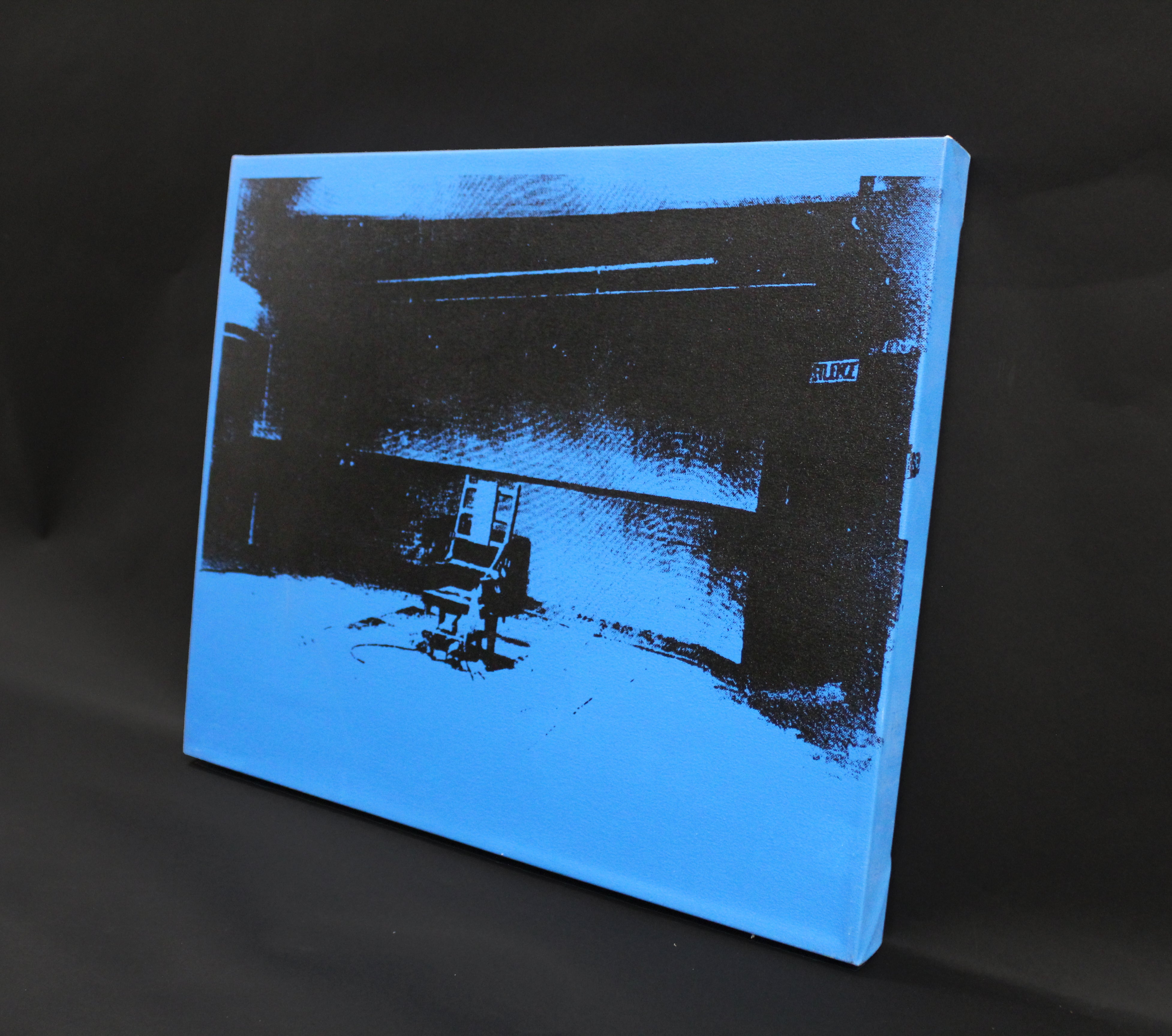 Electric Chair (Blue) - Canvas Print