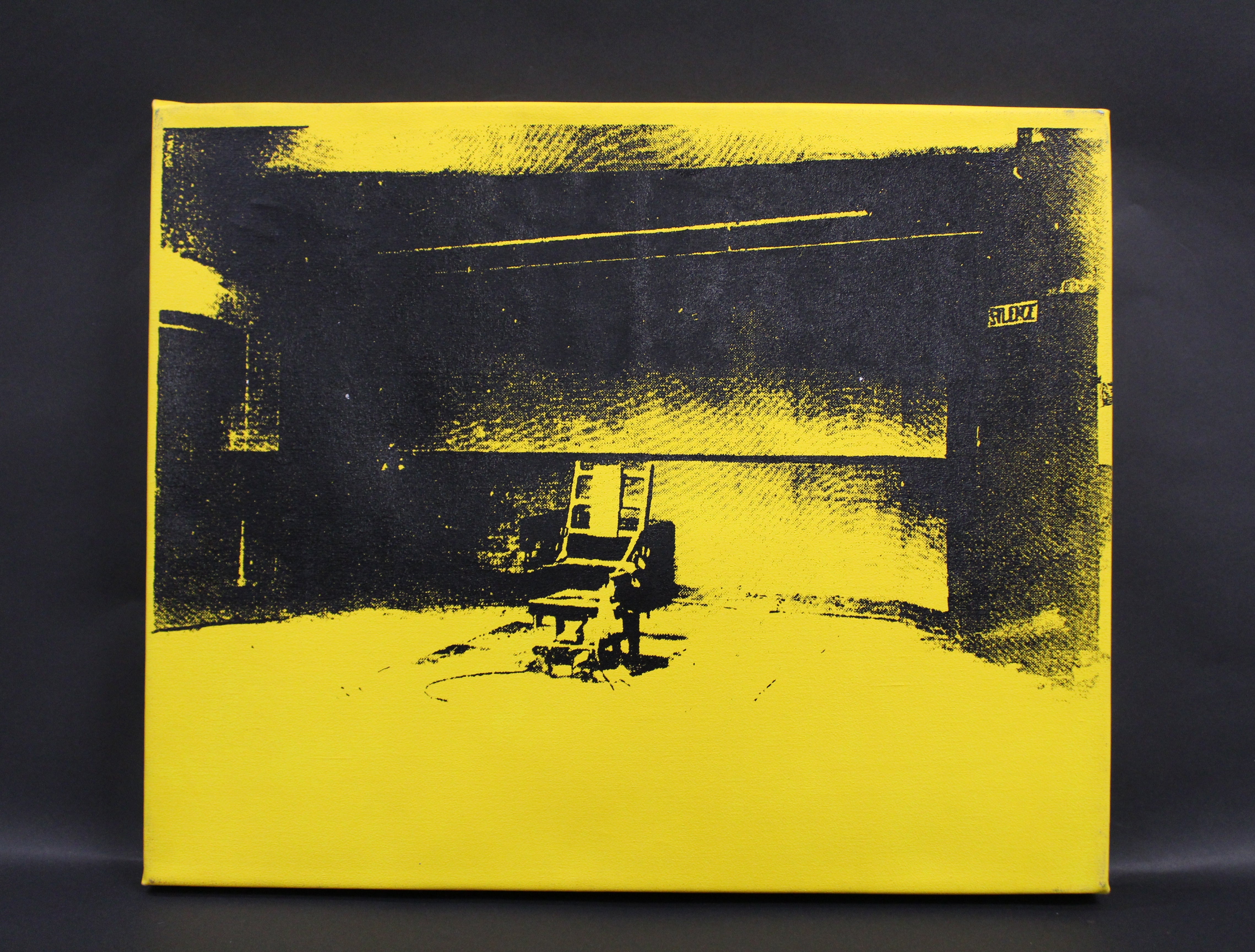 Electric Chair (Yellow) - Canvas Print