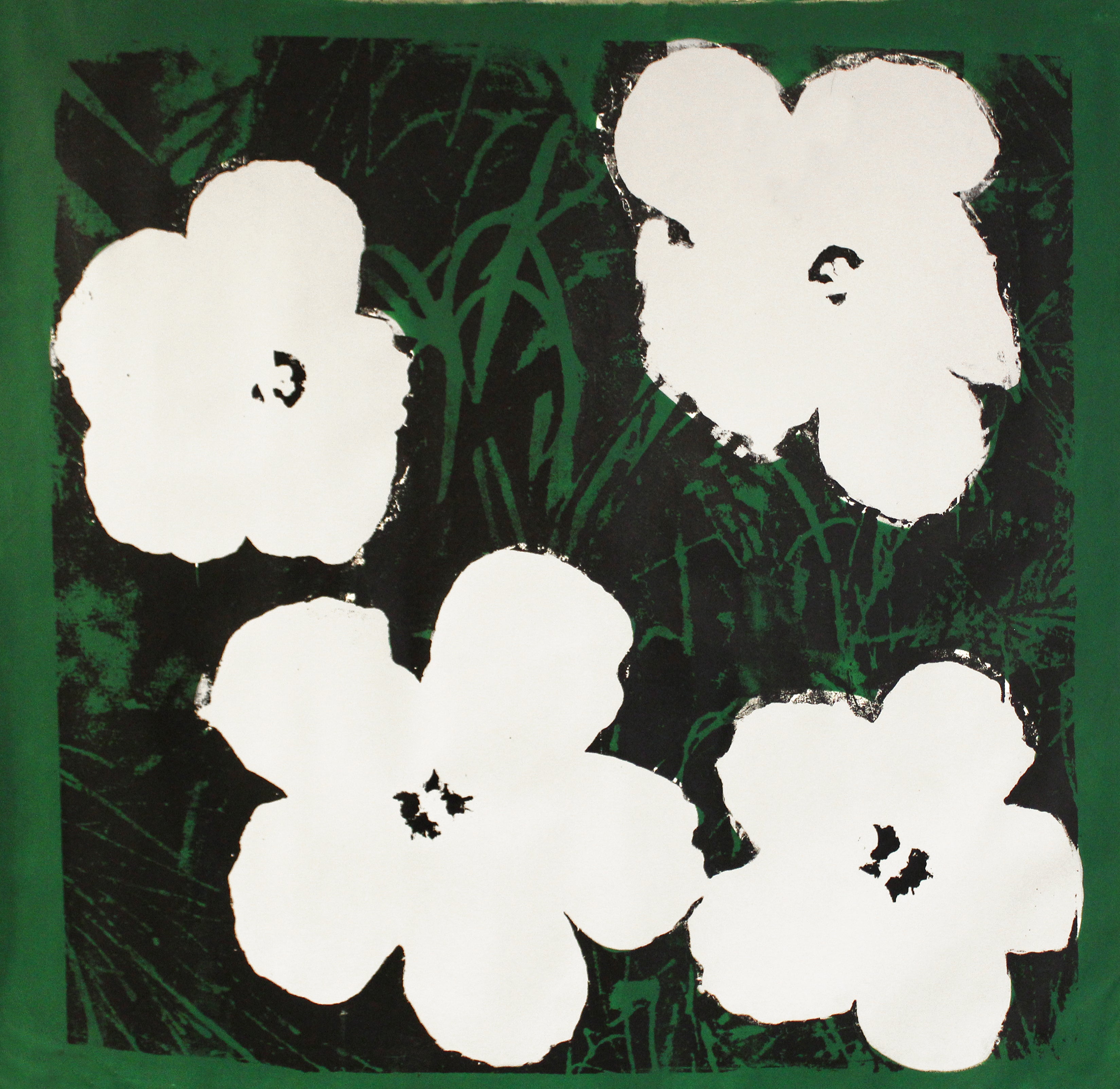 Flowers (White) - Canvas Print