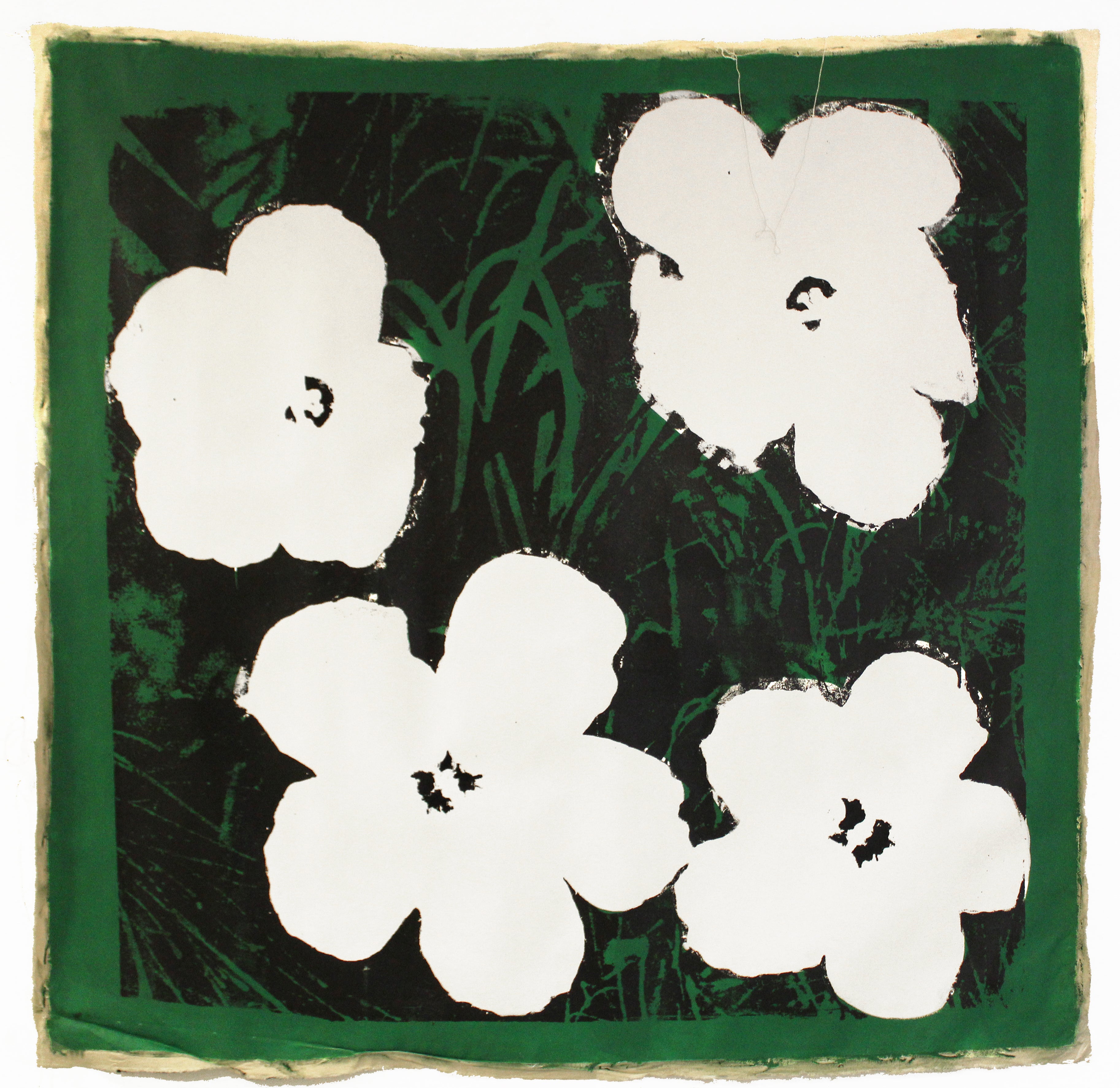 Flowers (White) - Canvas Print