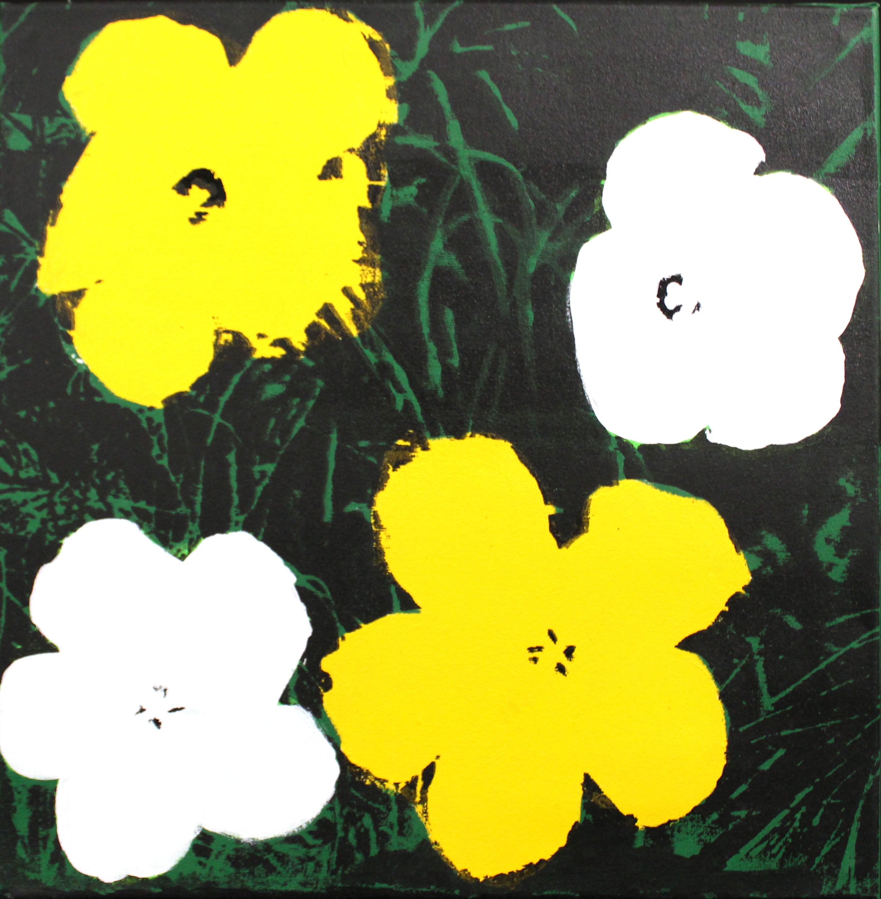Flowers (Yellow & White) - Canvas Print