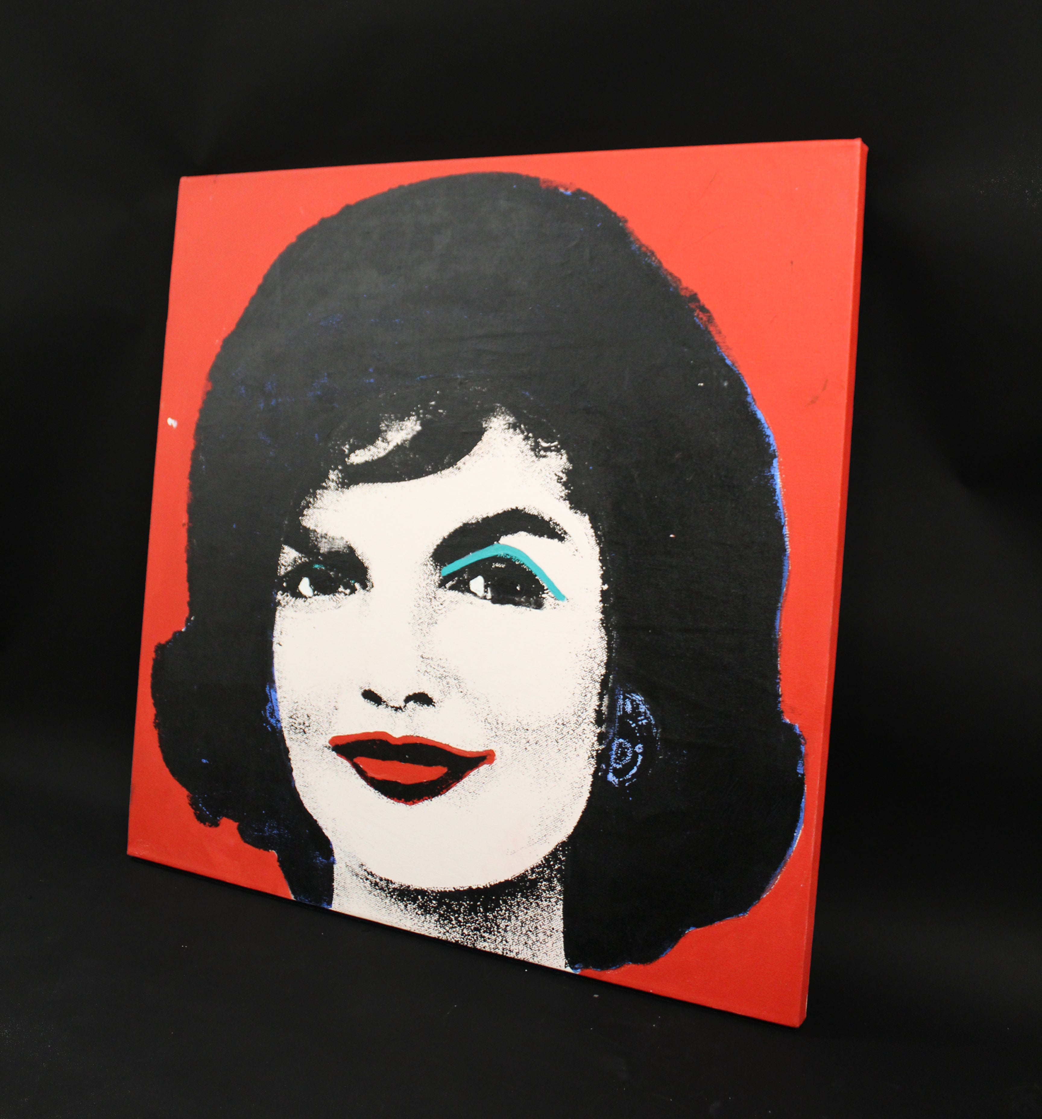 Jackie Kennedy (Red) - Canvas Print