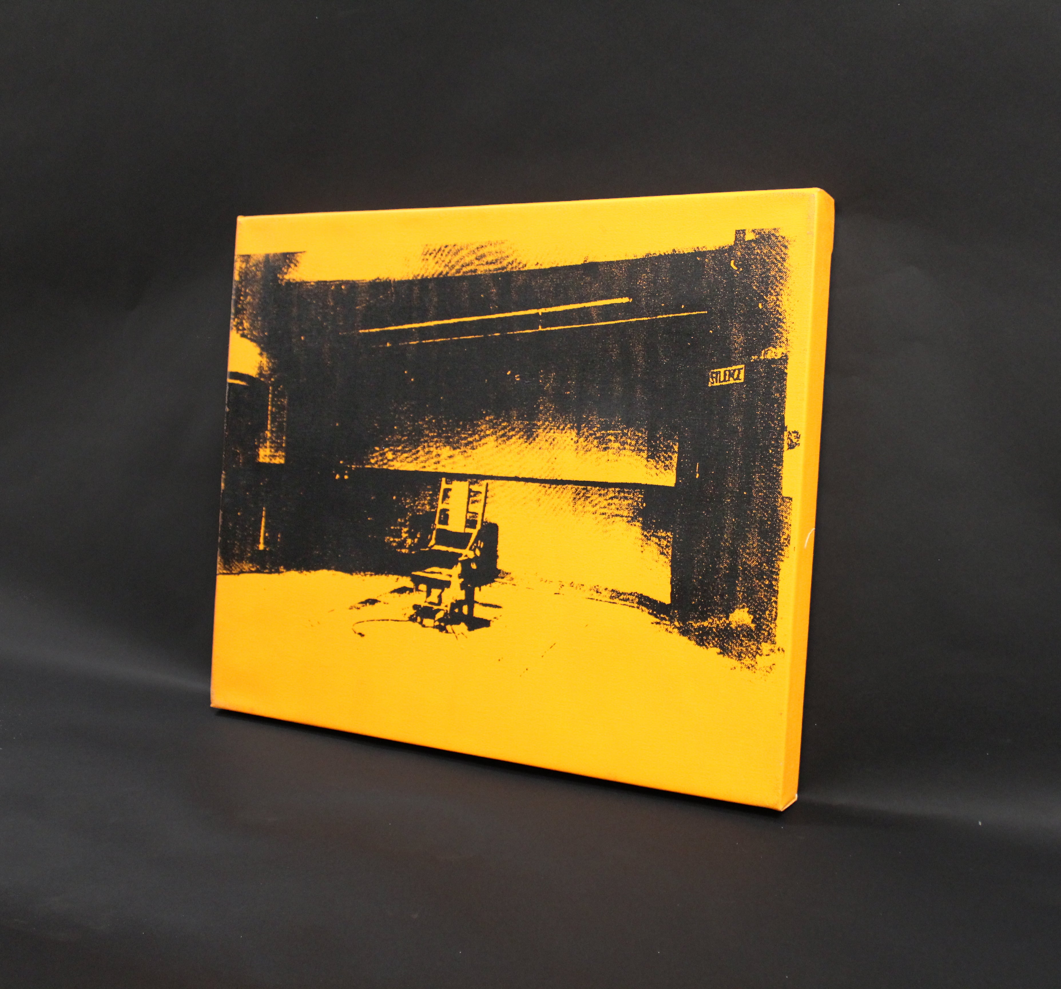 Electric Chair (Orange) - Canvas Print