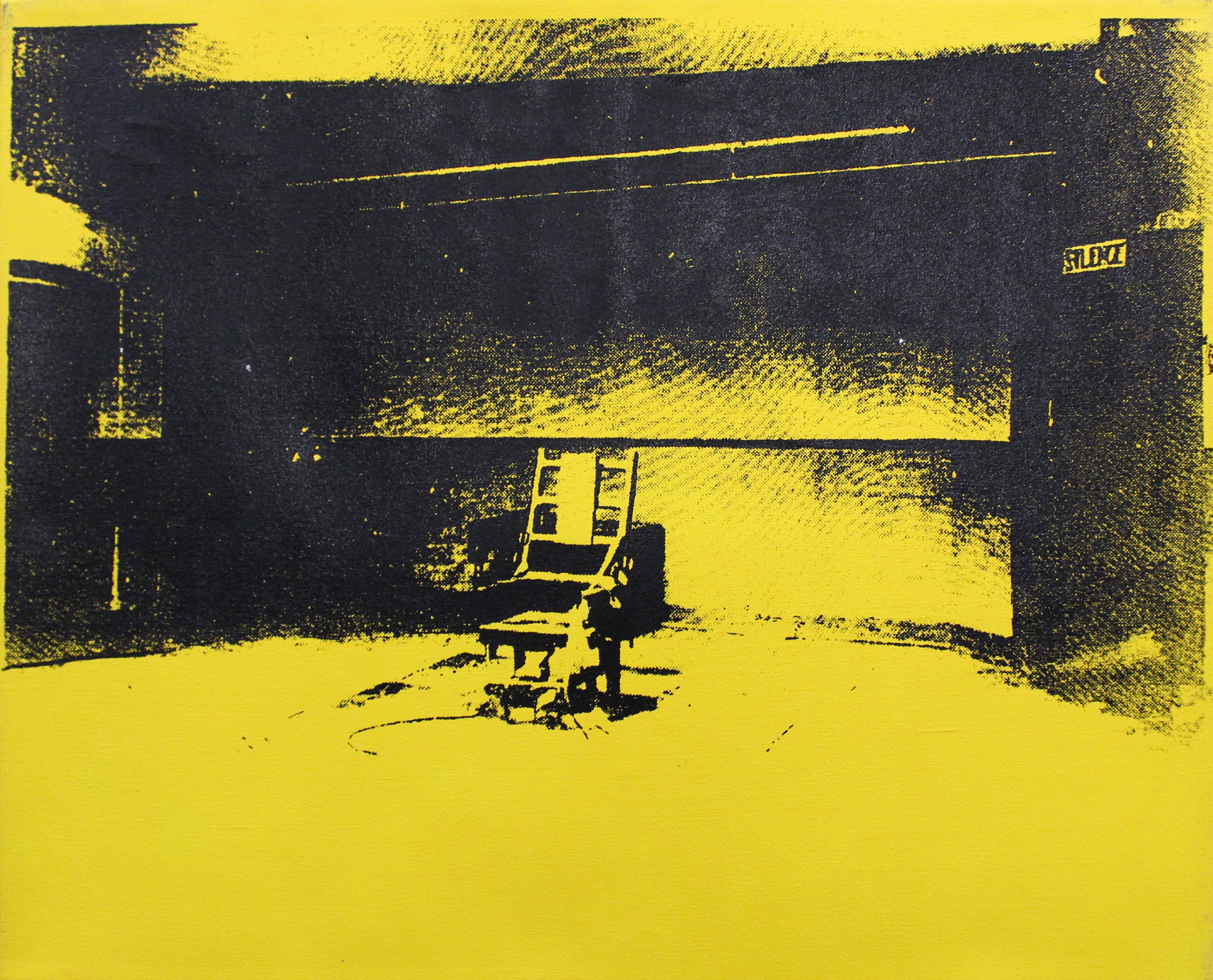 Electric Chair (Yellow) - Canvas Print