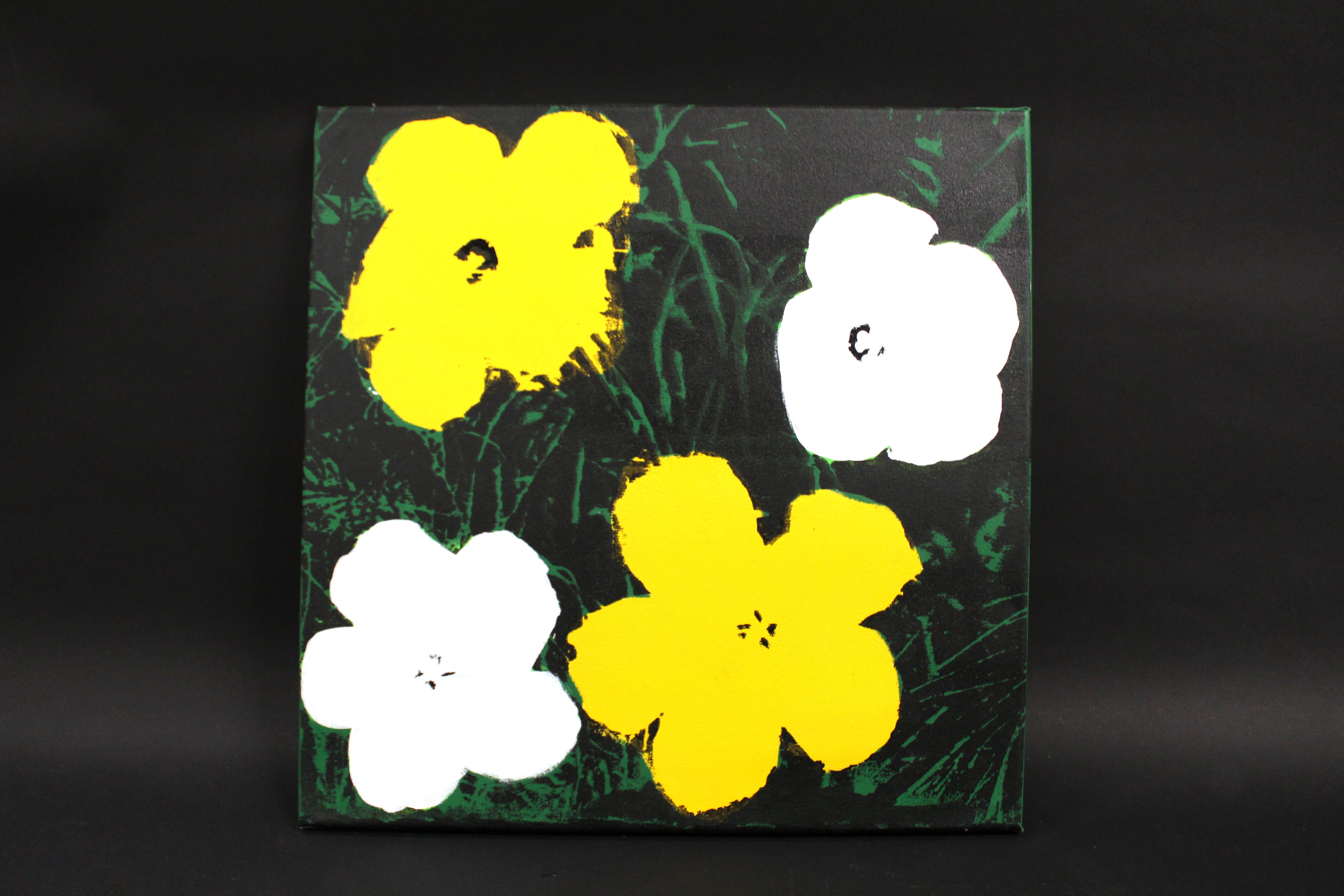 Flowers (Yellow & White) - Canvas Print