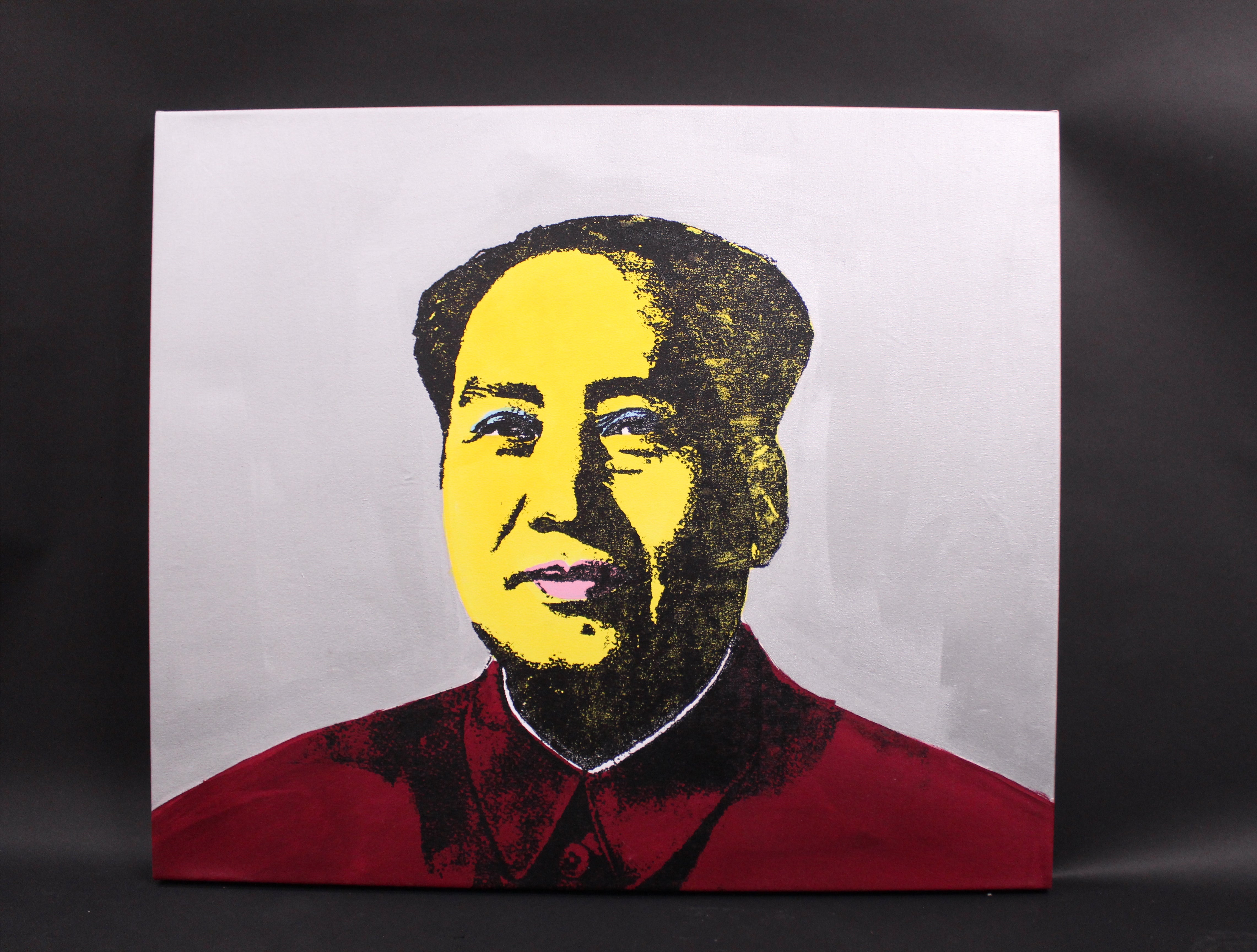 Mao (Silver) - Canvas Print