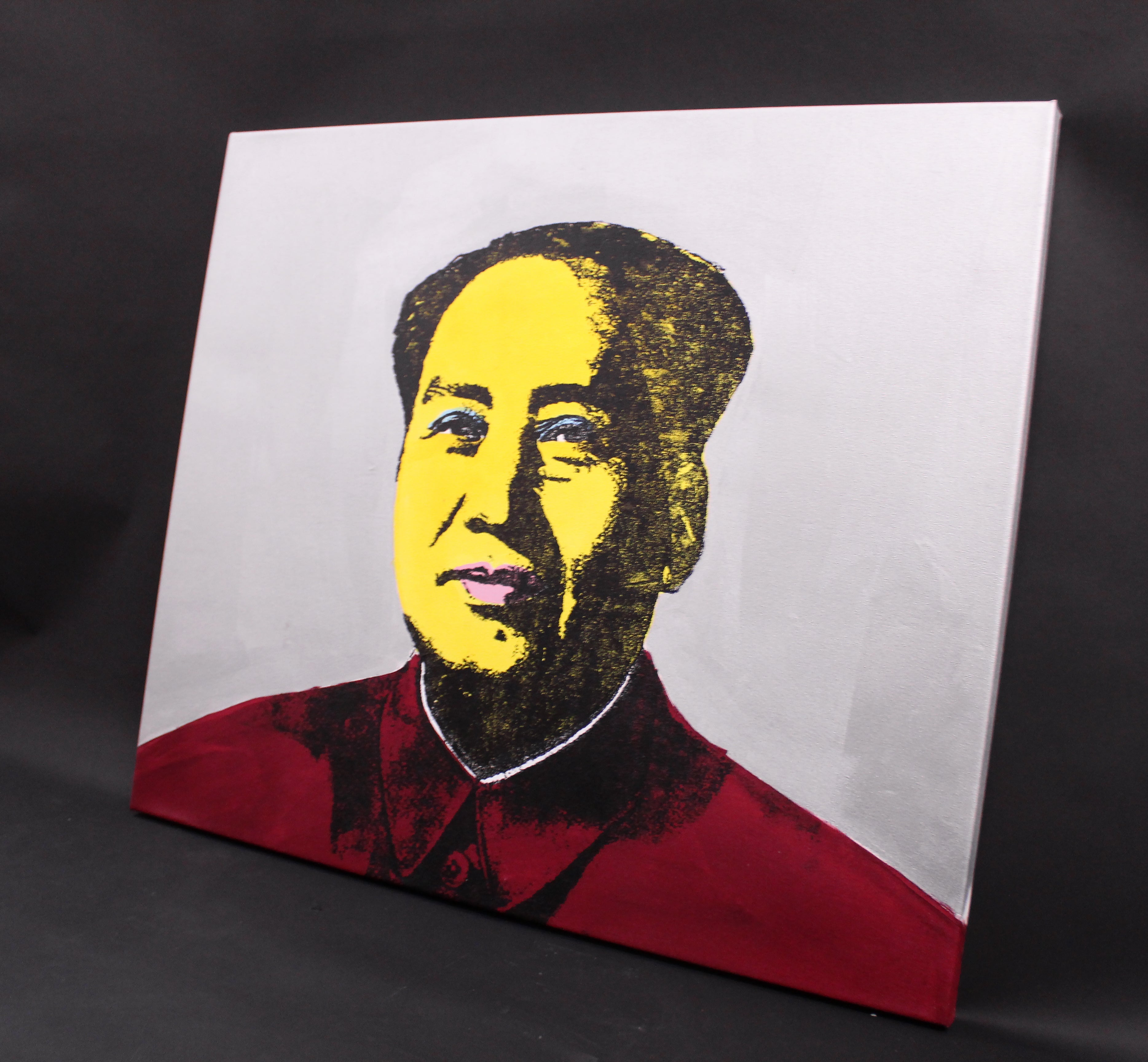 Mao (Silver) - Canvas Print