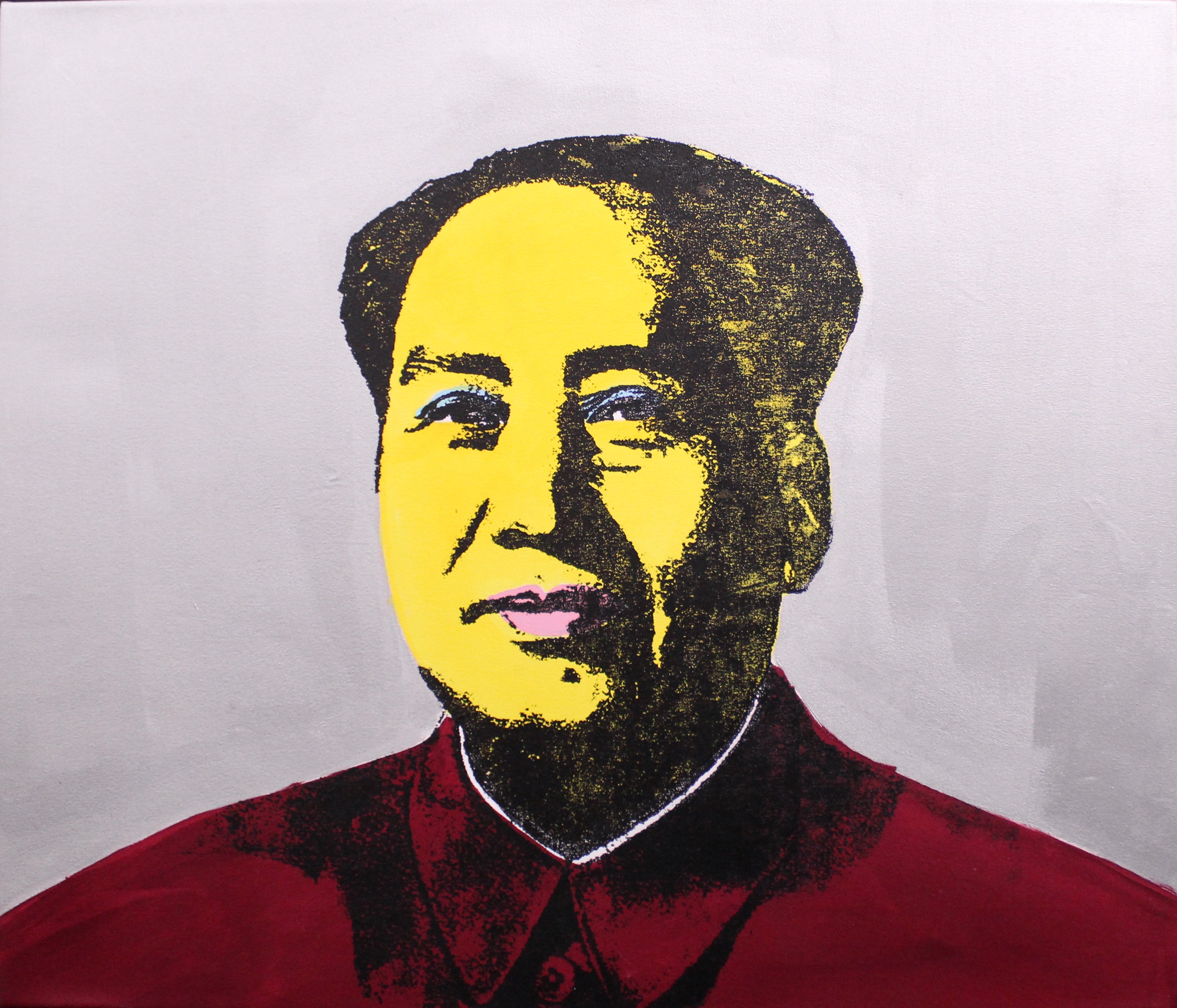 Mao (Silver) - Canvas Print